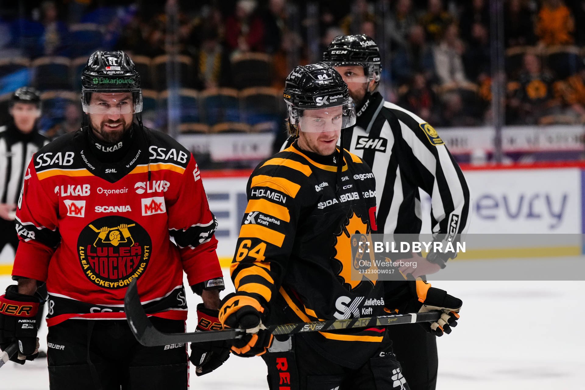 Luleås Niklas Olausson och Skellefteås Jonathan Pudas