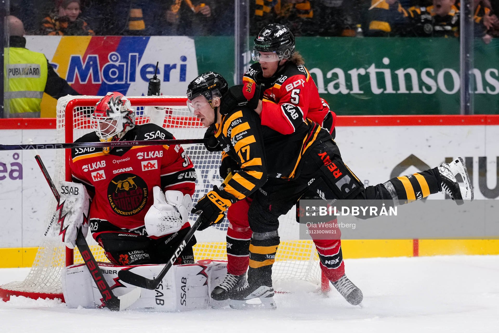 Luleås Marcus Hardegård och Skellefteås Pär Lindholm