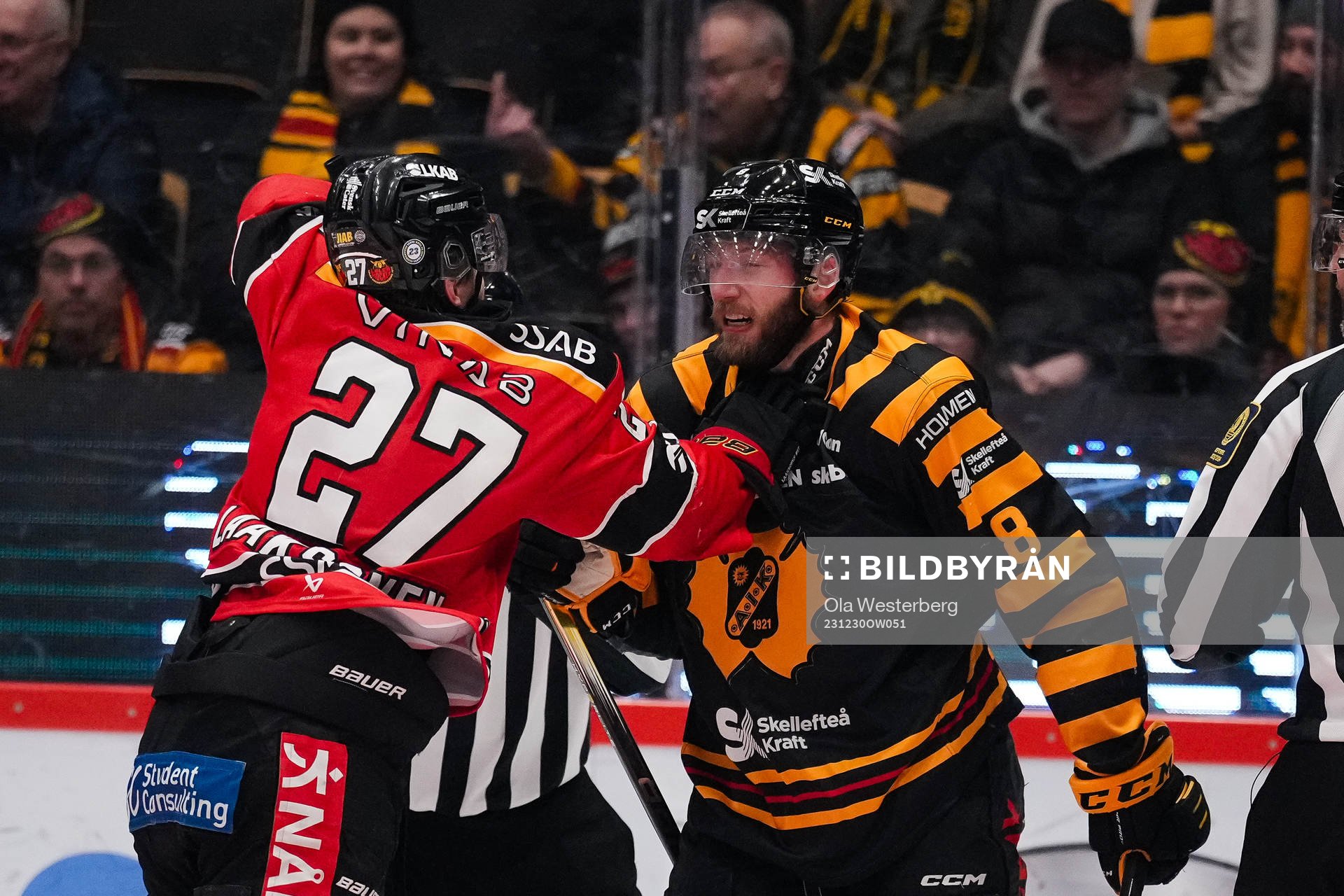 Luleås Oskari Laaksonen och Skellefteås Petter Granberg