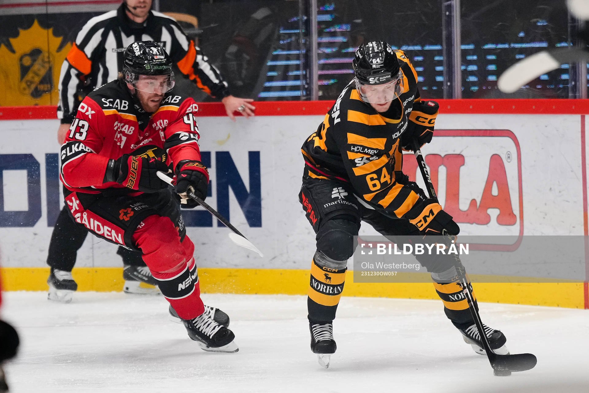 Luleås Oscar Eklind och Skellefteås Jonathan Pudas