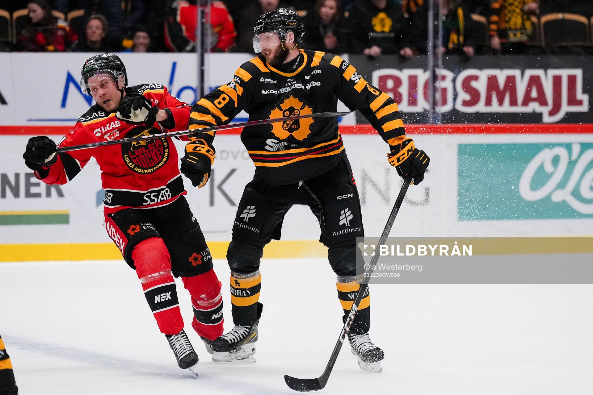Luleås Juhani Tyrväinen och Skellefteås Petter Granberg