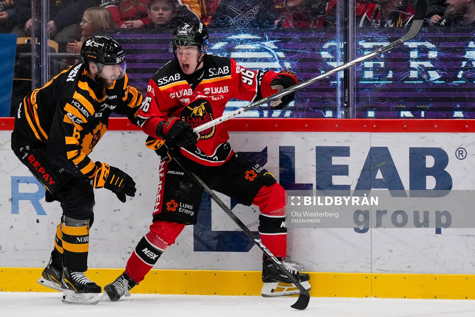 Skellefteås Petter Granberg och Luleås Pontus Andreasson