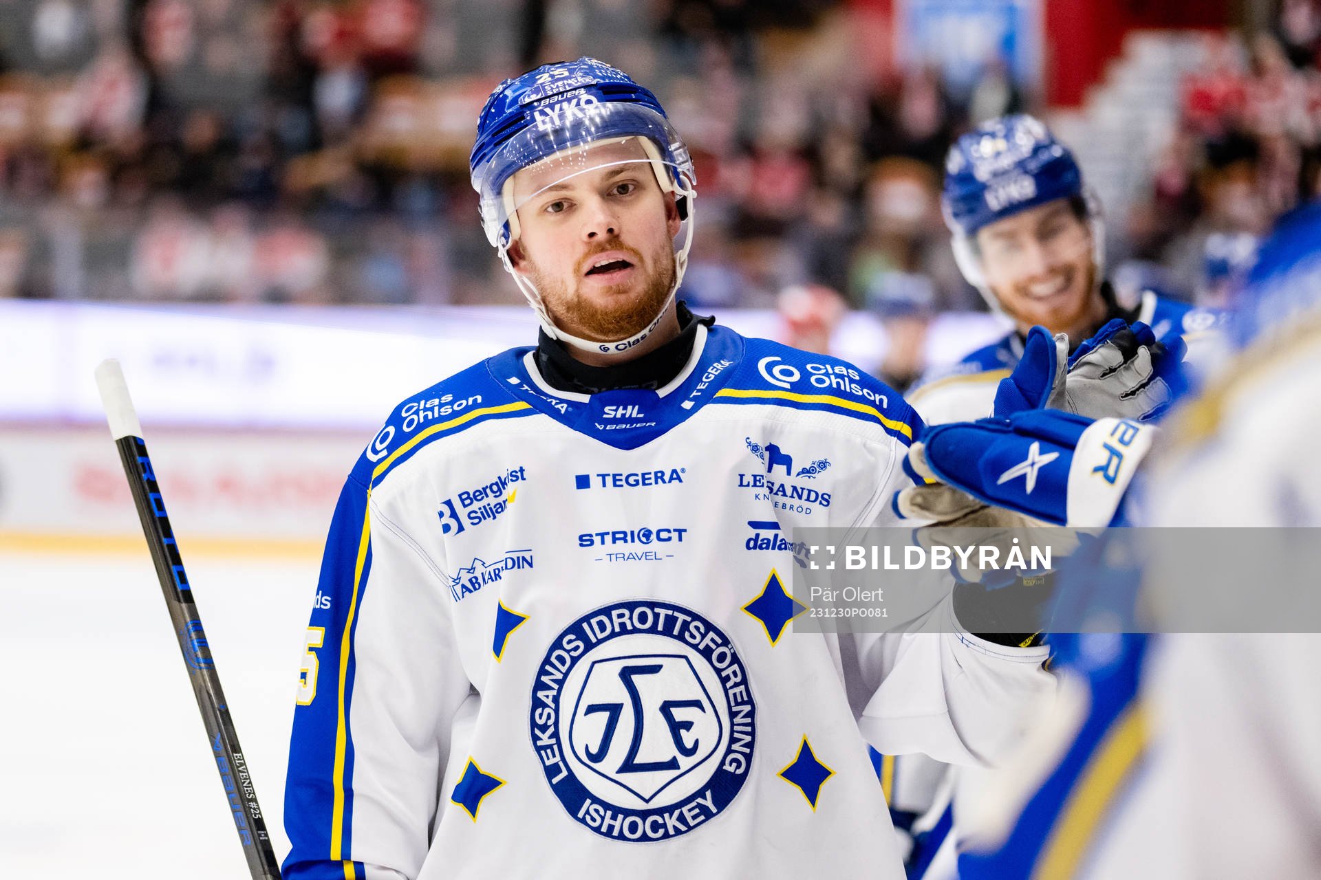 Leksands Lucas Elvenes jublar