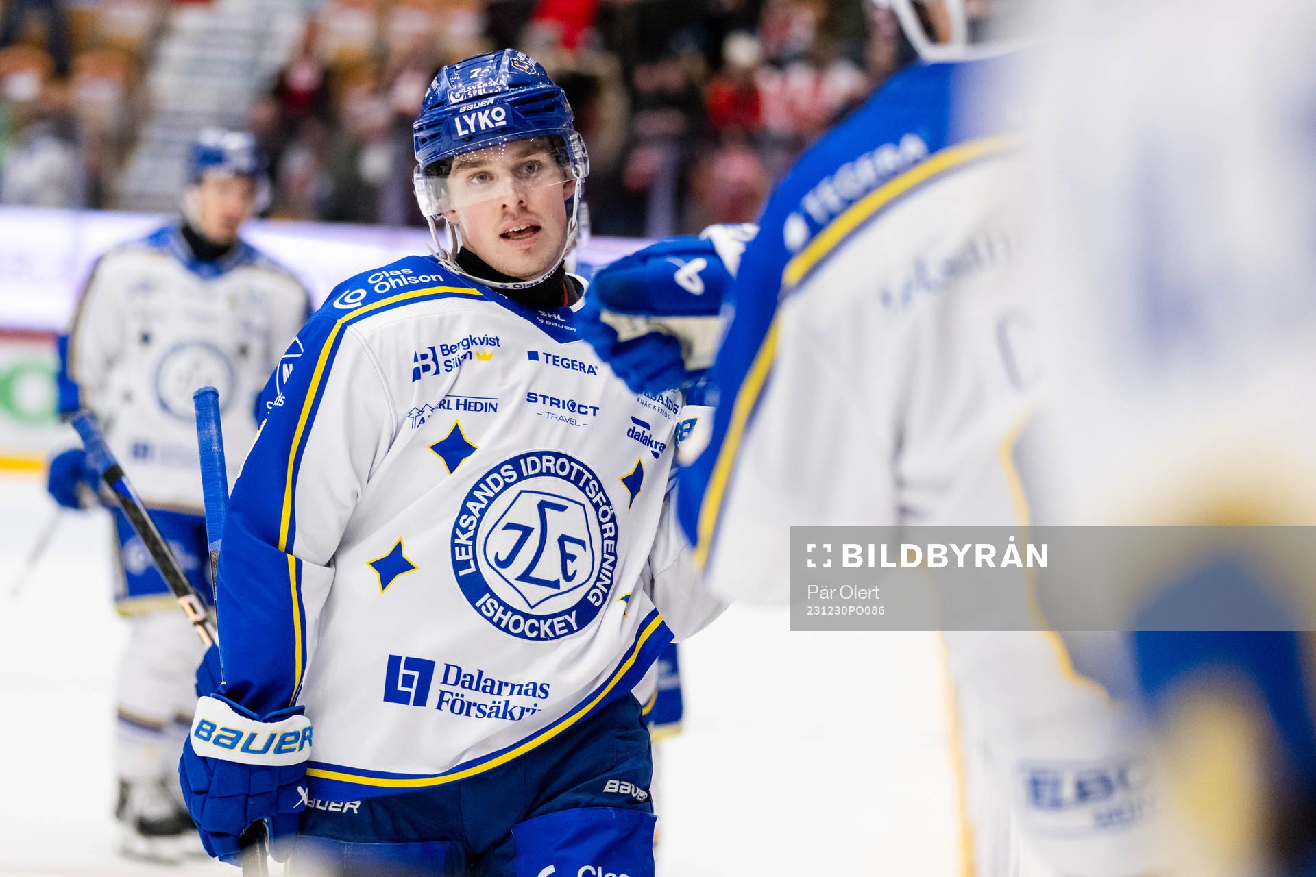 Leksands Marcus Karlberg jublar