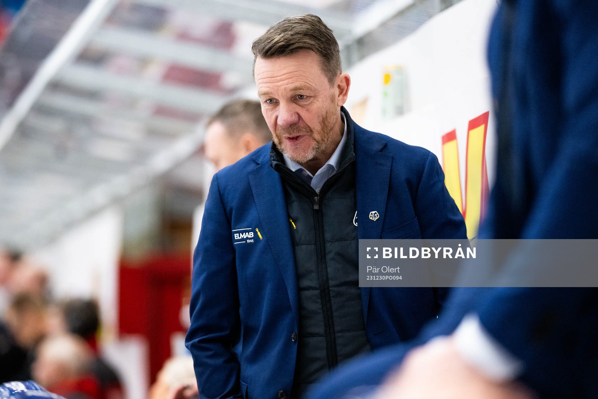 Leksands tränare Charles Berglund
