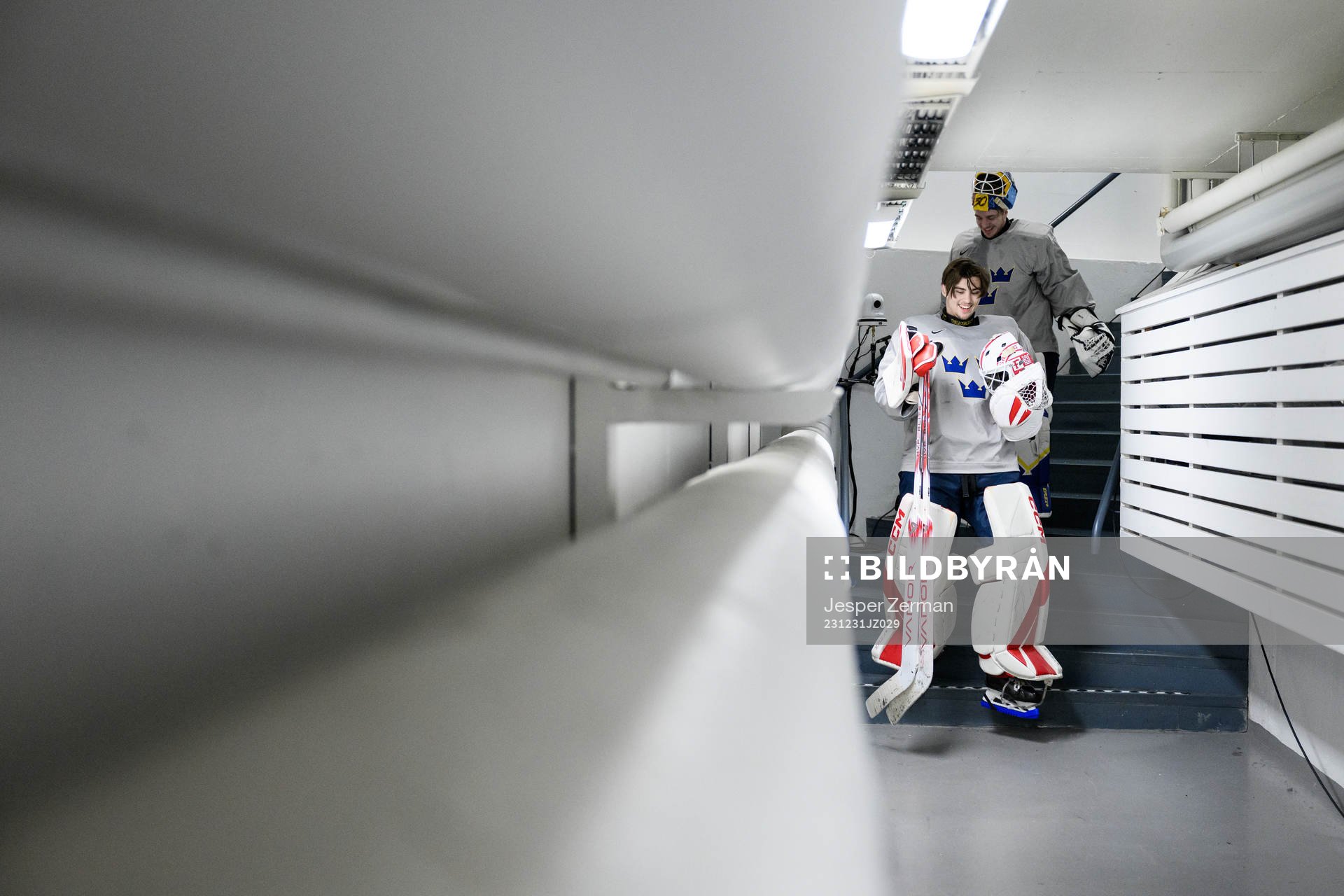goaltender Kevin Reidler and goaltender Hugo Hävelid of