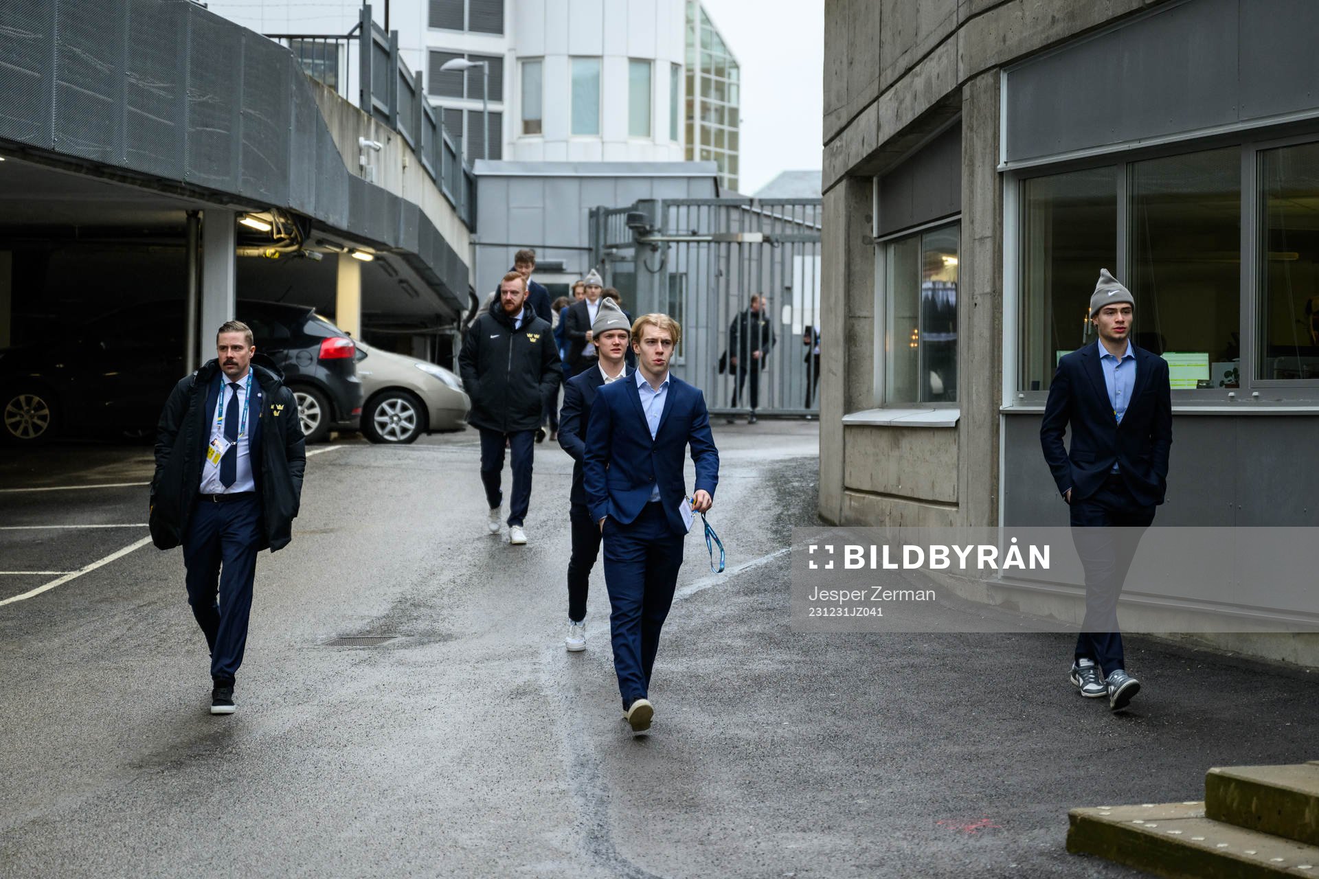 Assistant coach Pierre Johnsson, Rasmus Rudslätt, Jonathan