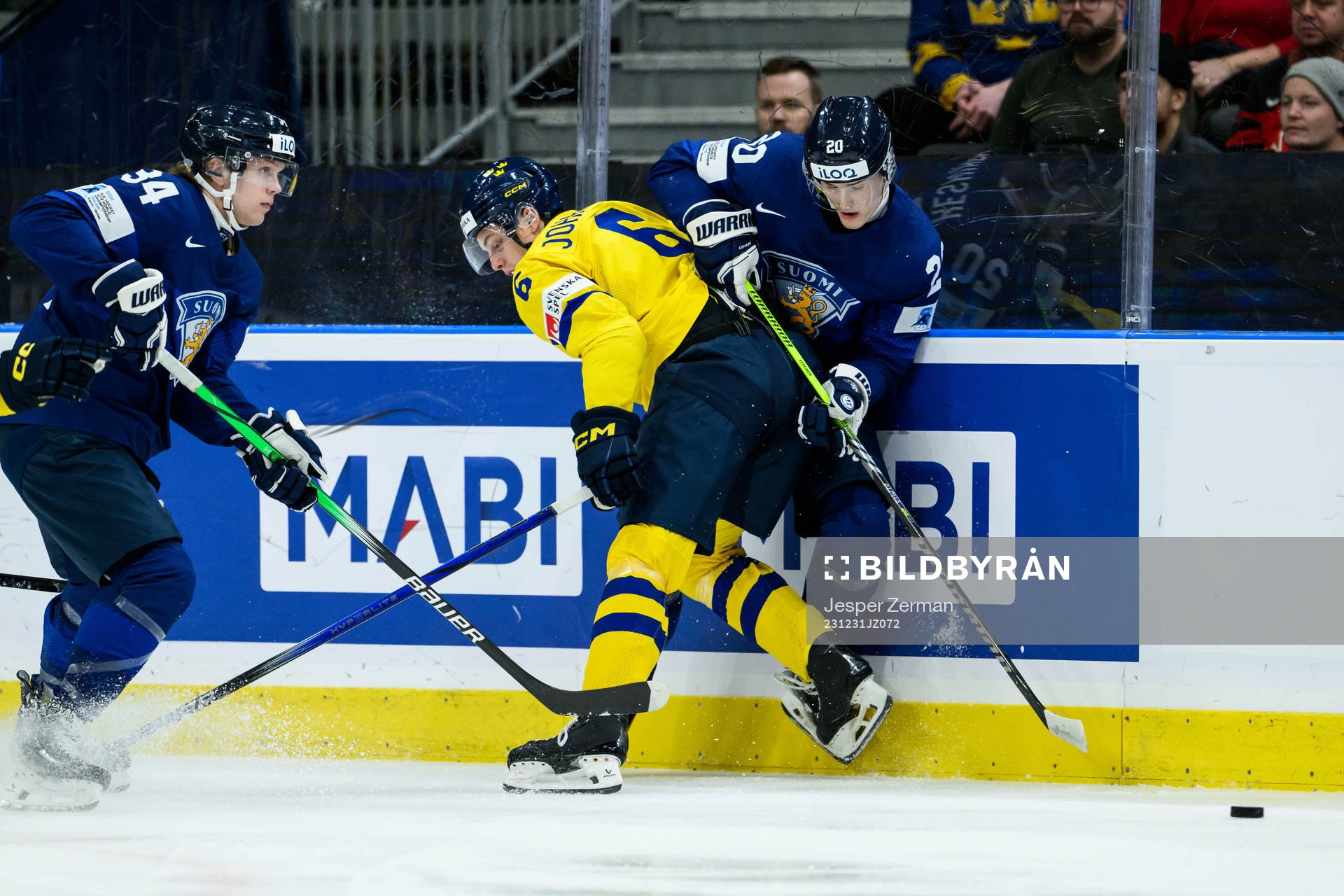 Anton Johansson of Sweden and Oiva Keskinen of Finland