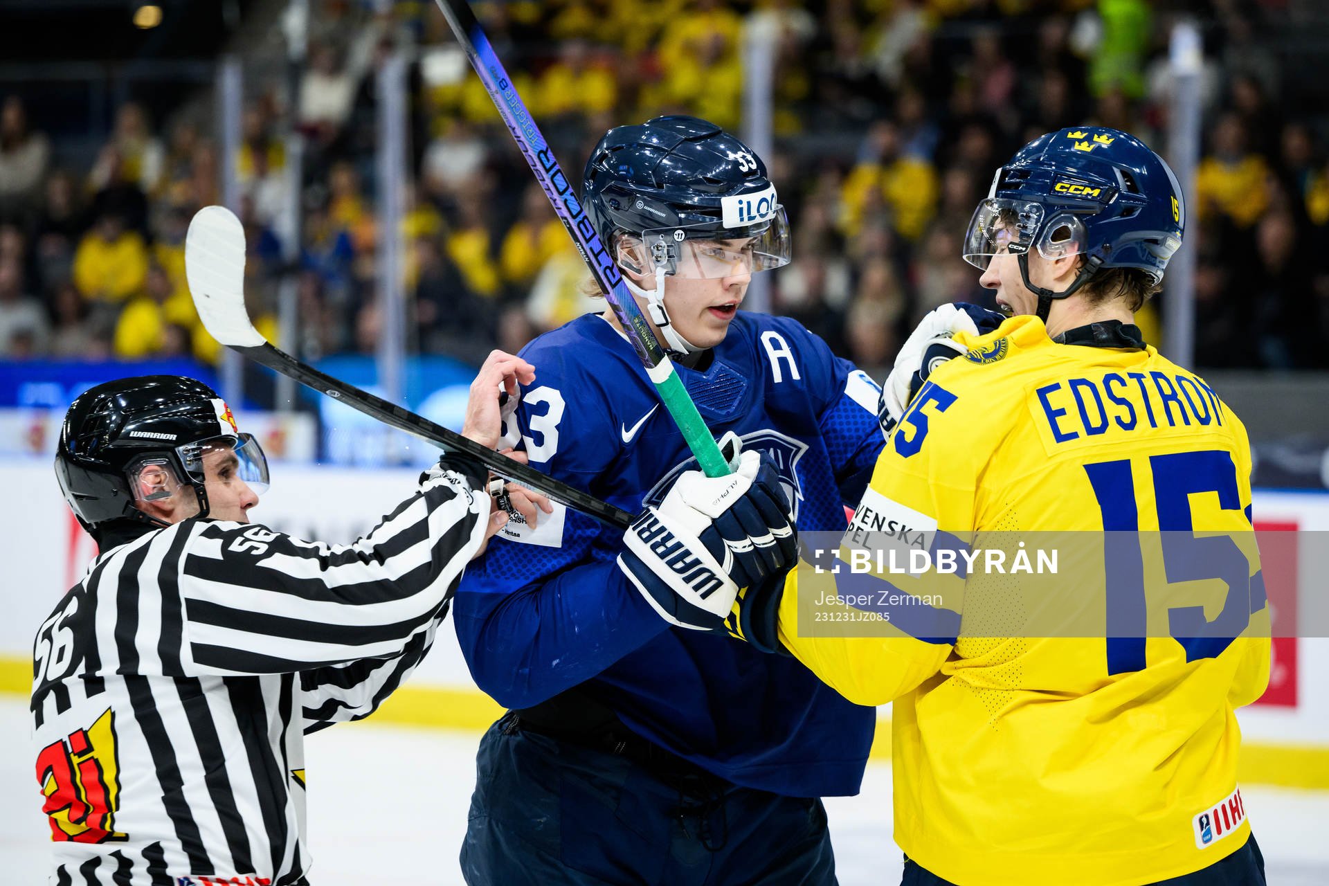 Jani Nyman of Finland and David Edstrom of Sweden