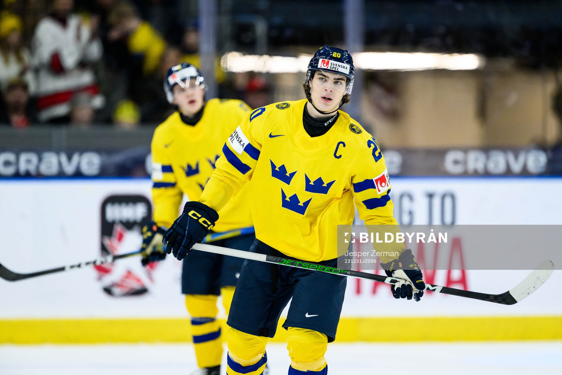Liam Öhgren of Sweden looks dejected