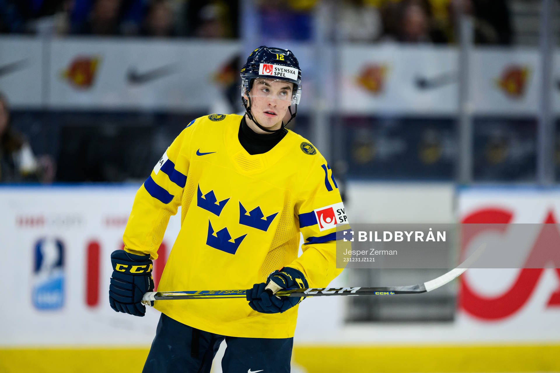 Noah Östlund of Sweden celebrating