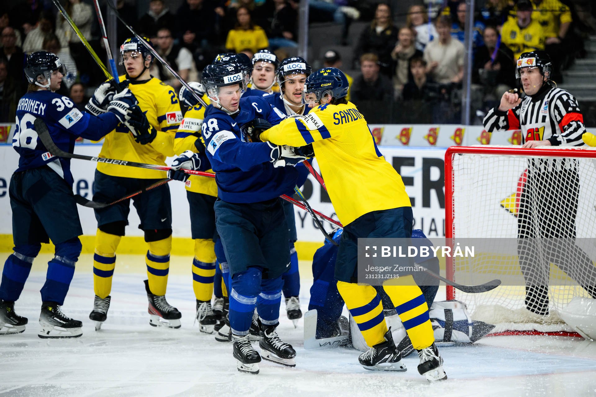 Jere Lassila of Finland and Axel Sandin-Pellikka of Sweden
