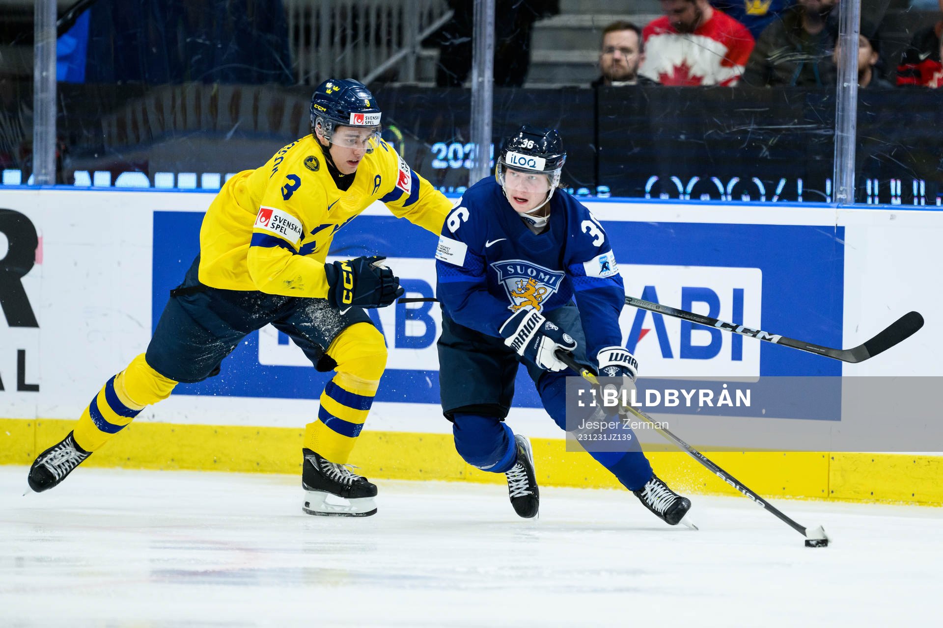 Elias Salomonsson of Sweden and Janne Naukkarinen of Finland