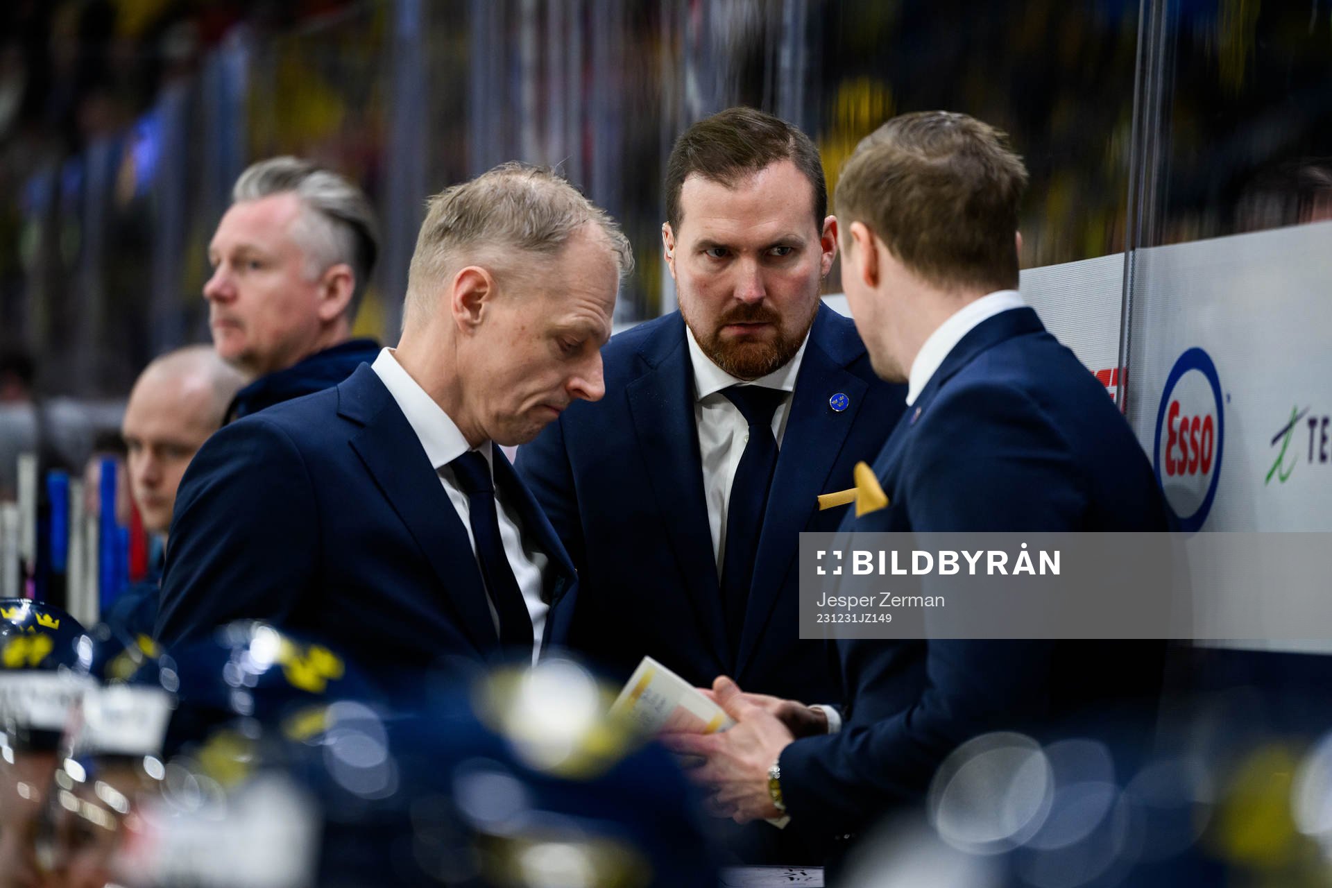 Head coach Magnus Hävelid, assistant coach Gereon Dahlgren