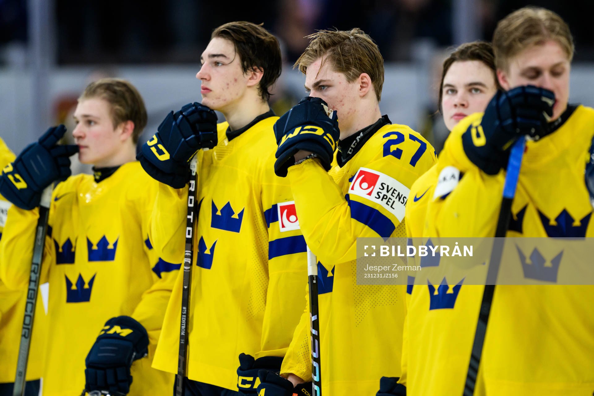 Oskar Pettersson of Sweden looks dejected