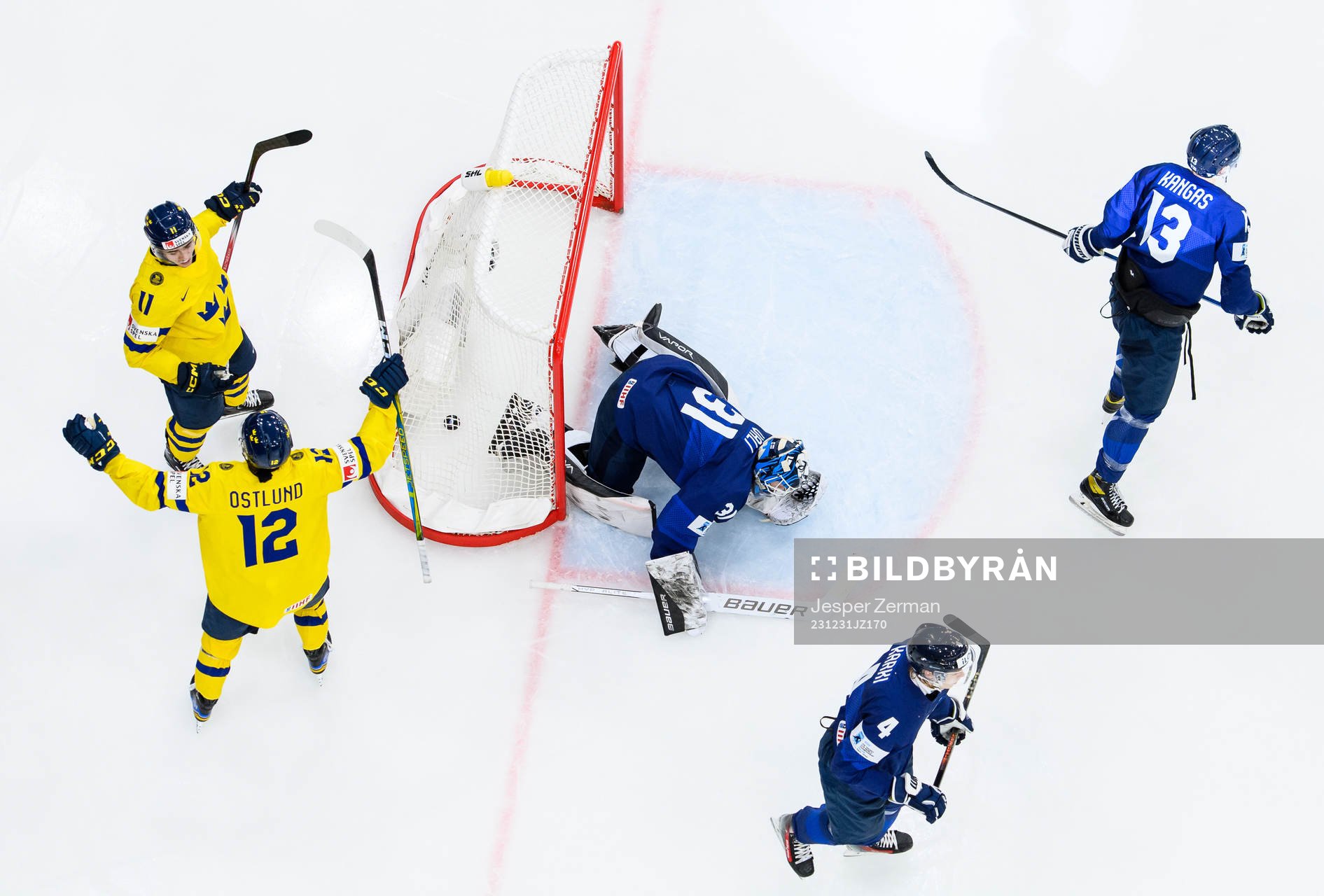 Isac Born of Sweden celebrates
