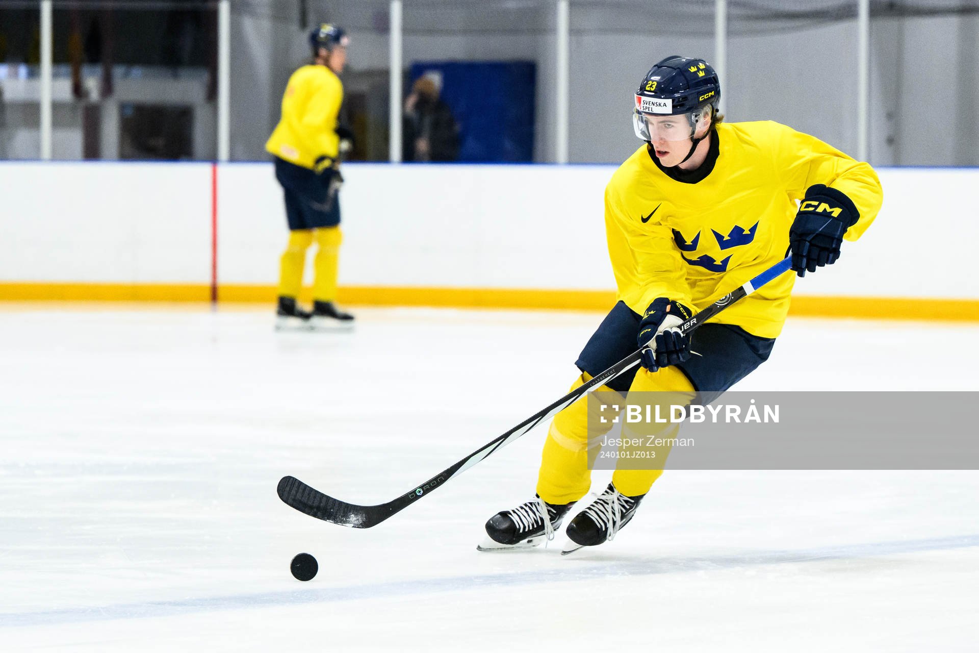 Jonathan Lekkerimäki of Sweden at a practice session