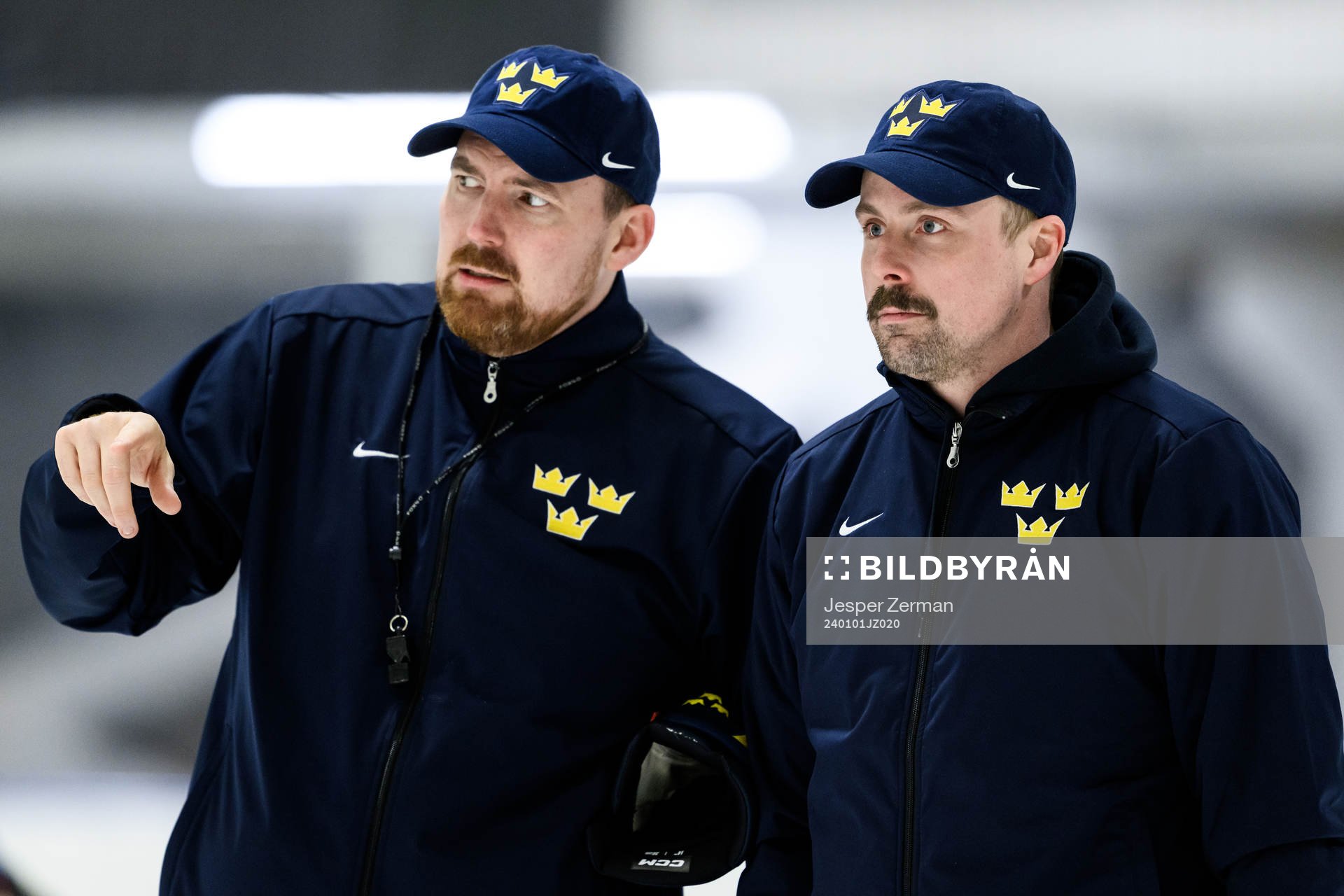 Assistant coach Gereon Dahlgren and Assistant coach Pierre