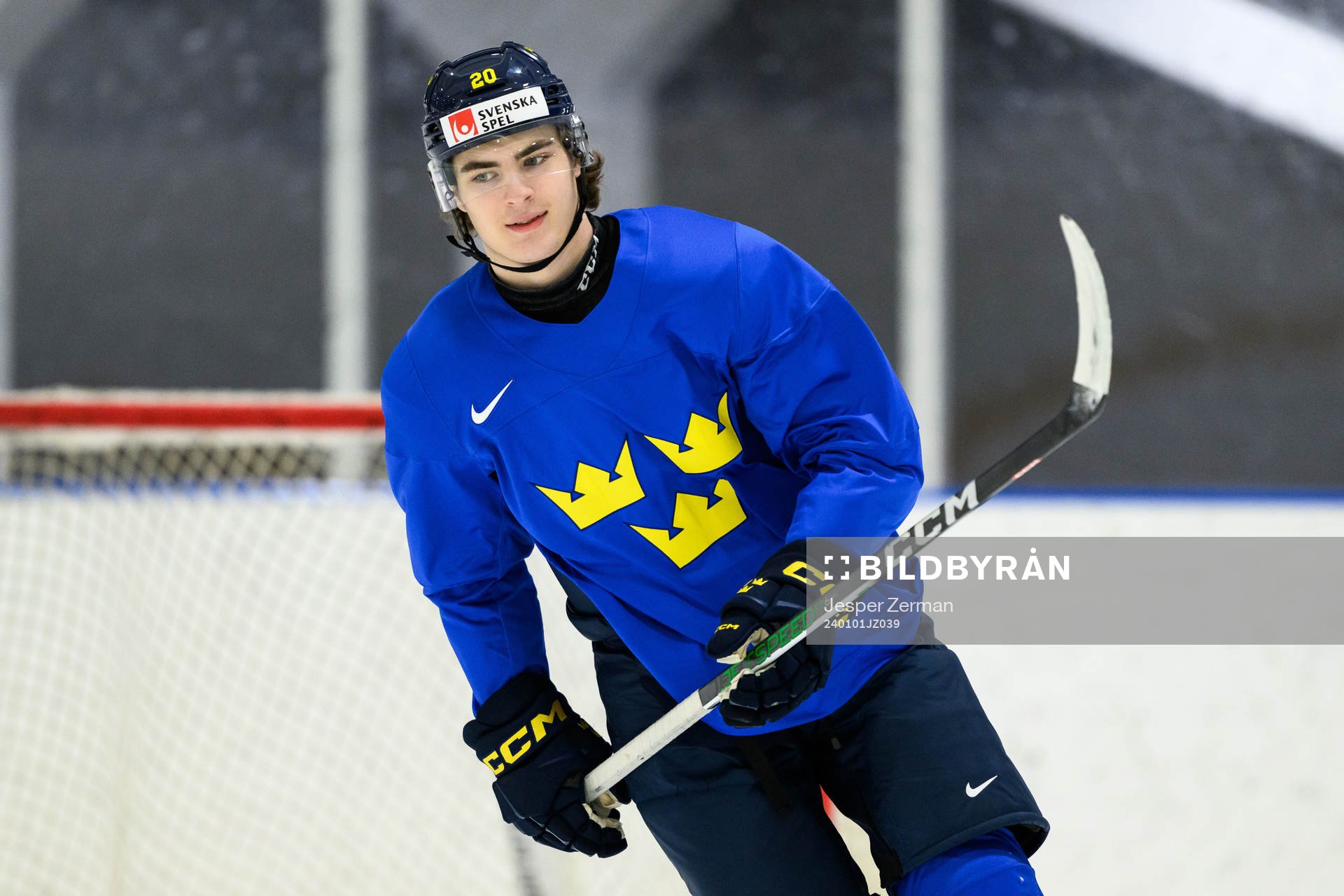 Liam Öhgren of Sweden at a practice session