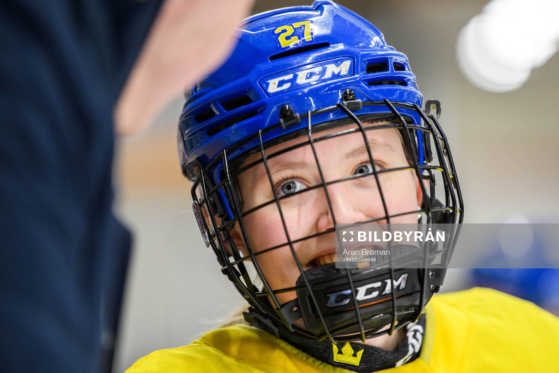 Anna Brenkle of Sweden at a practice session