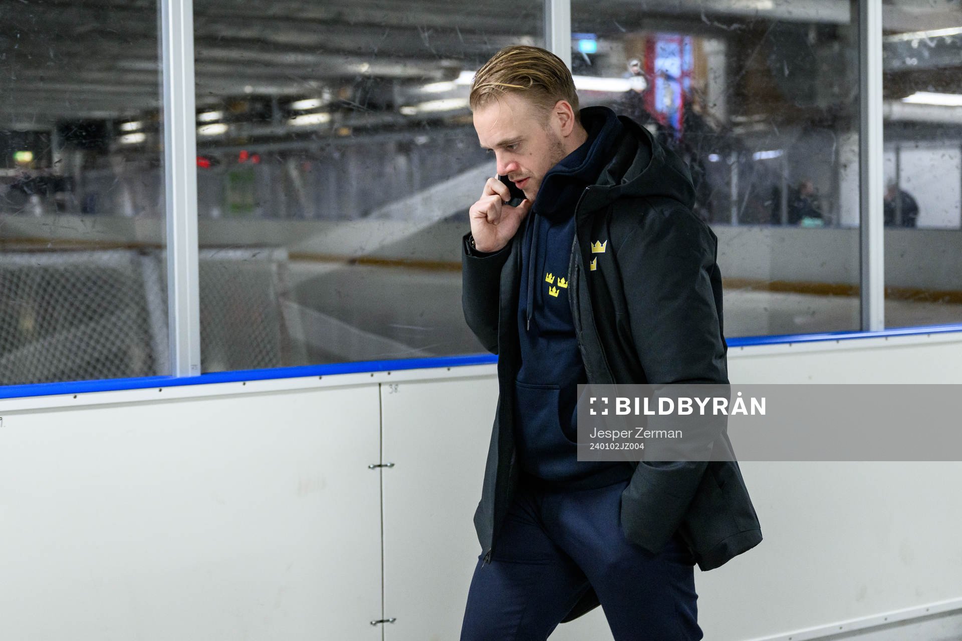Team manager Hampus Sjöström of Sweden
