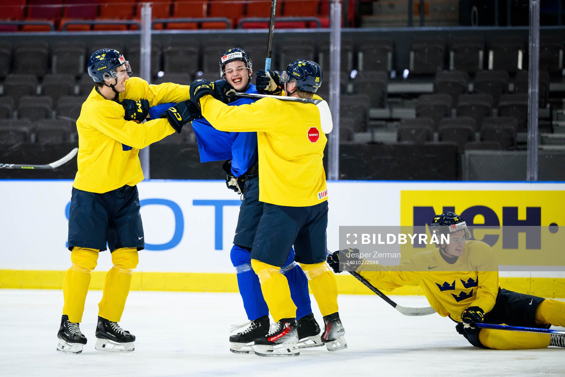 David Edstrom, Anton Johansson, Otto Stenberg and Felix