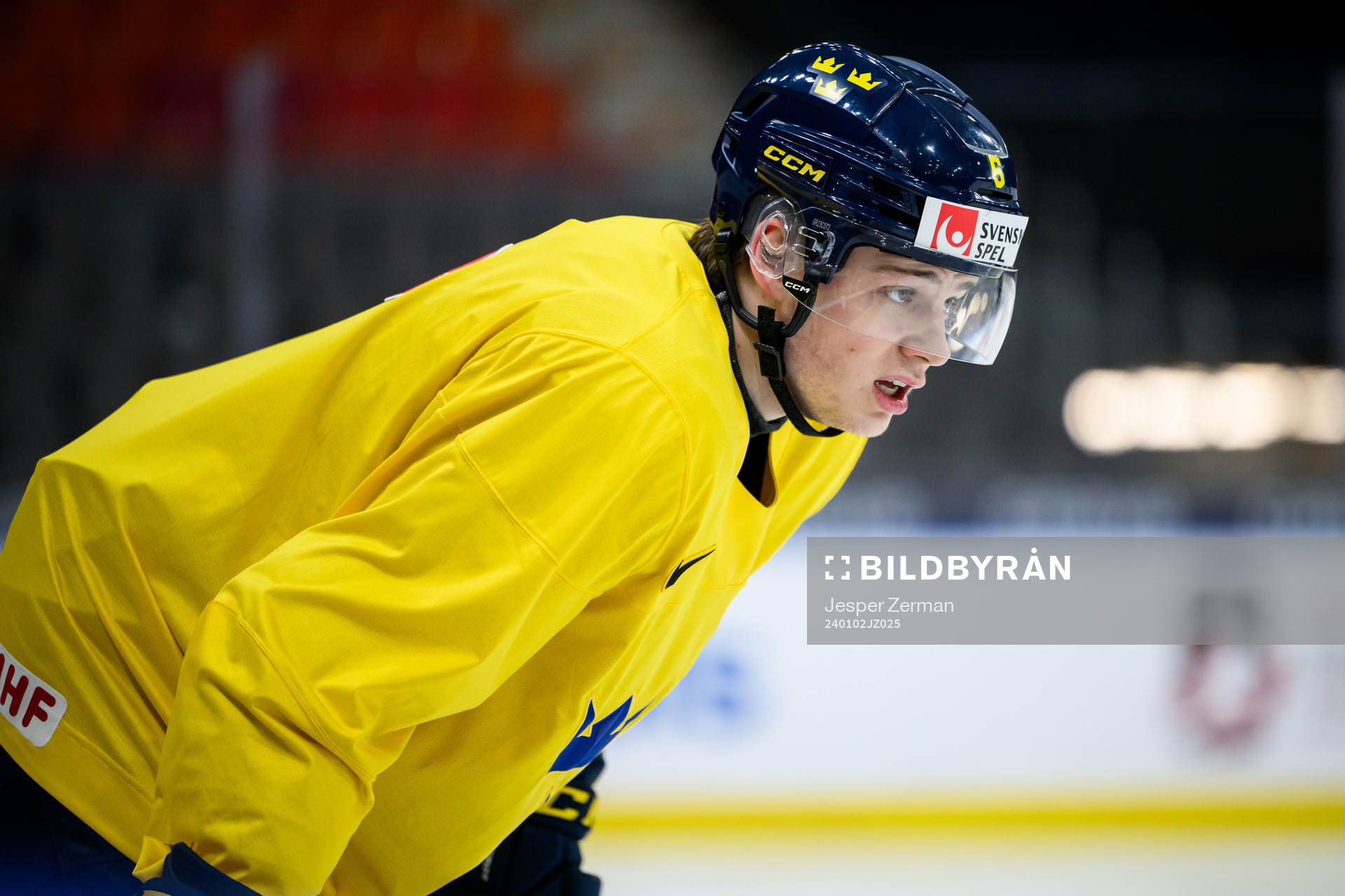 Mattias Hävelid of Sweden at a practice session