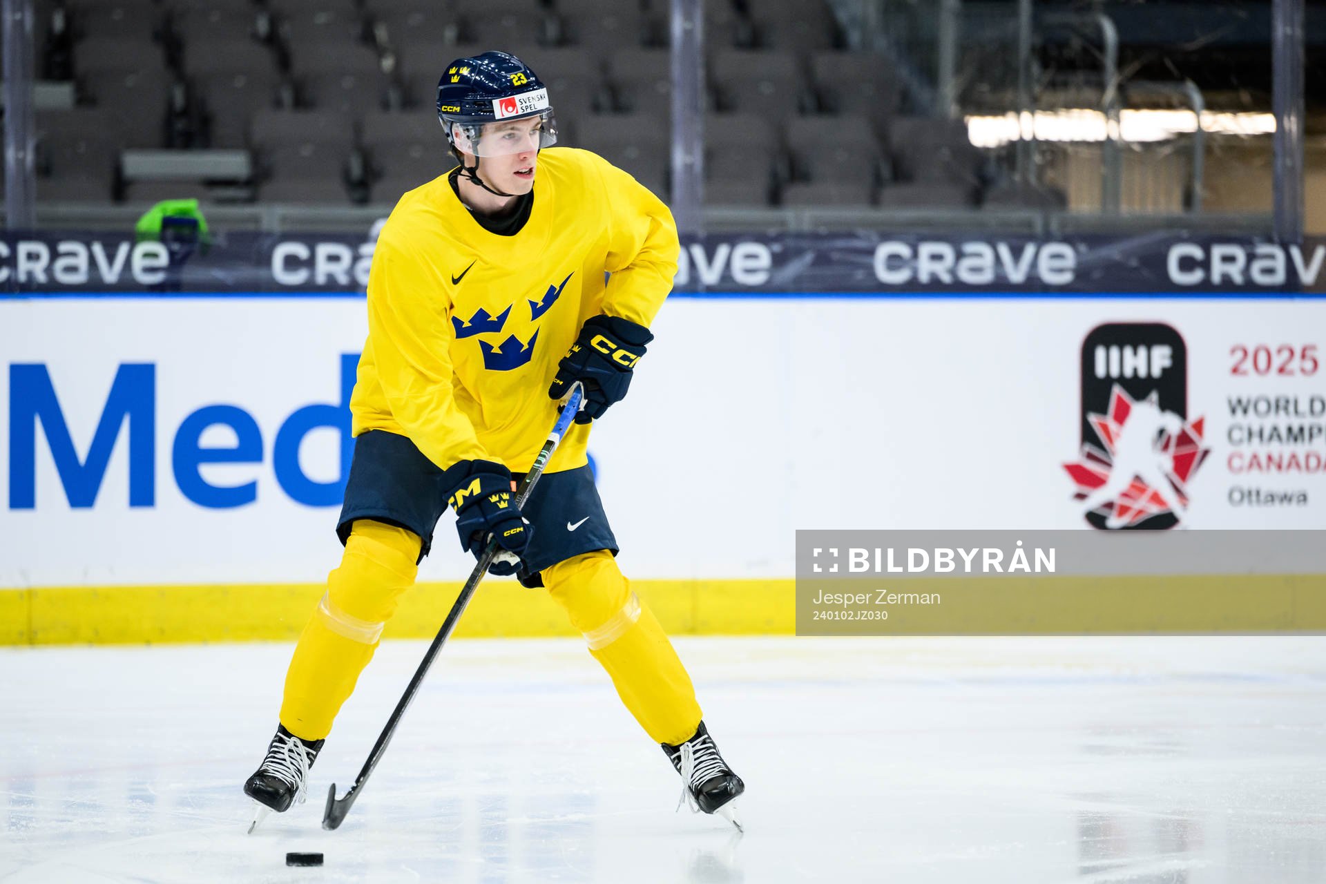 Jonathan Lekkerimäki of Sweden at a practice session