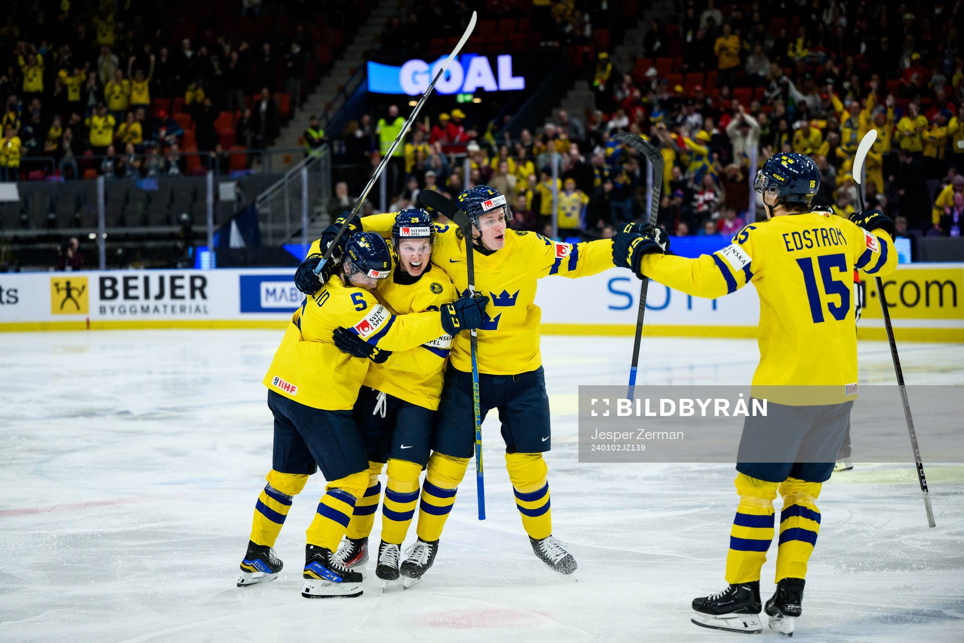 Otto Stenberg, Mattias Hävelid, Elias Pettersson, and