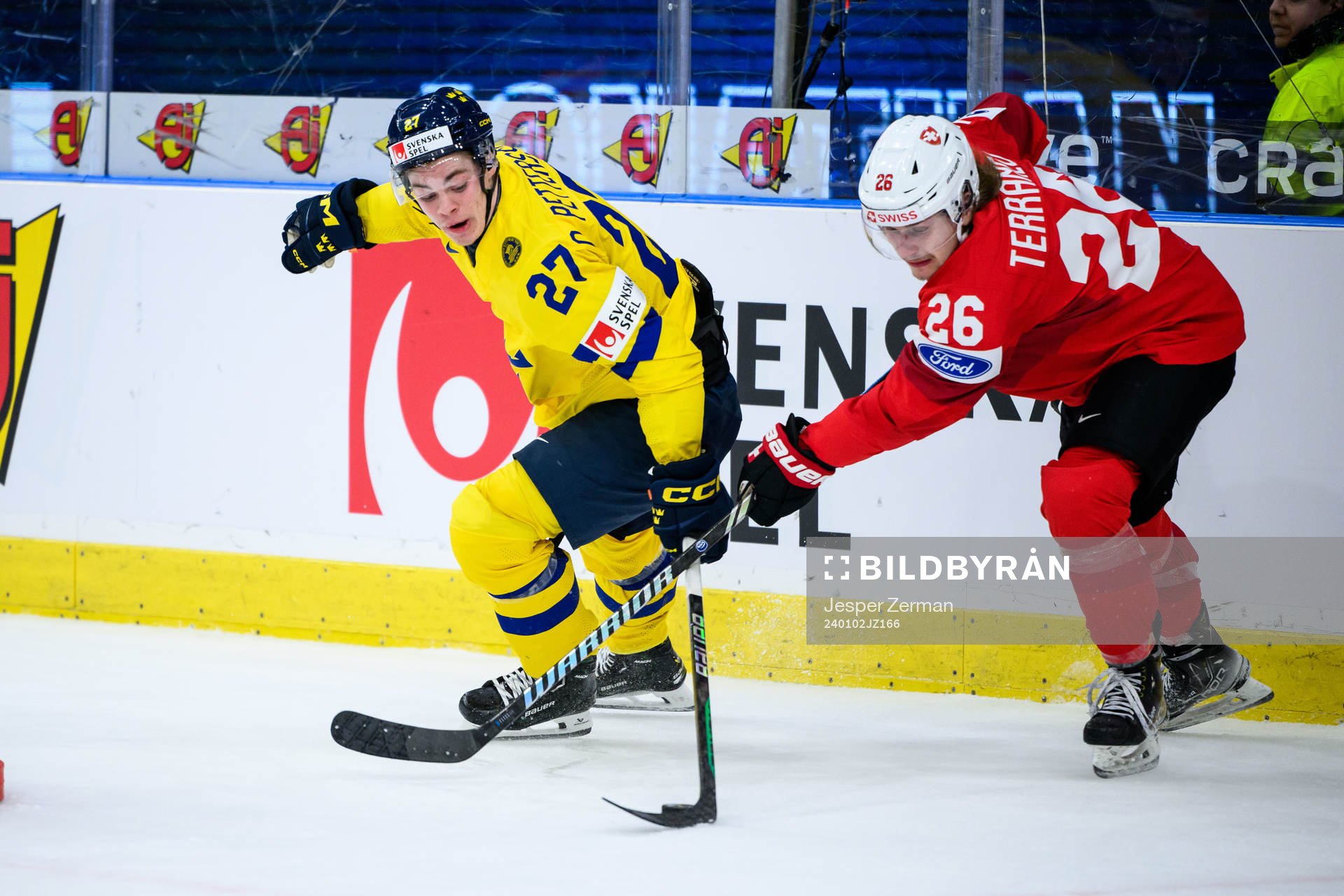 Oskar Pettersson of Sweden and Simone Terraneo of