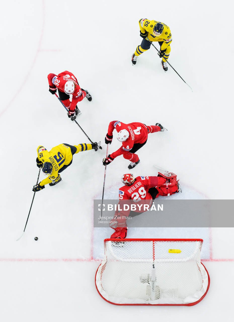 David Edstrom and Otto Stenberg of Sweden against Simone