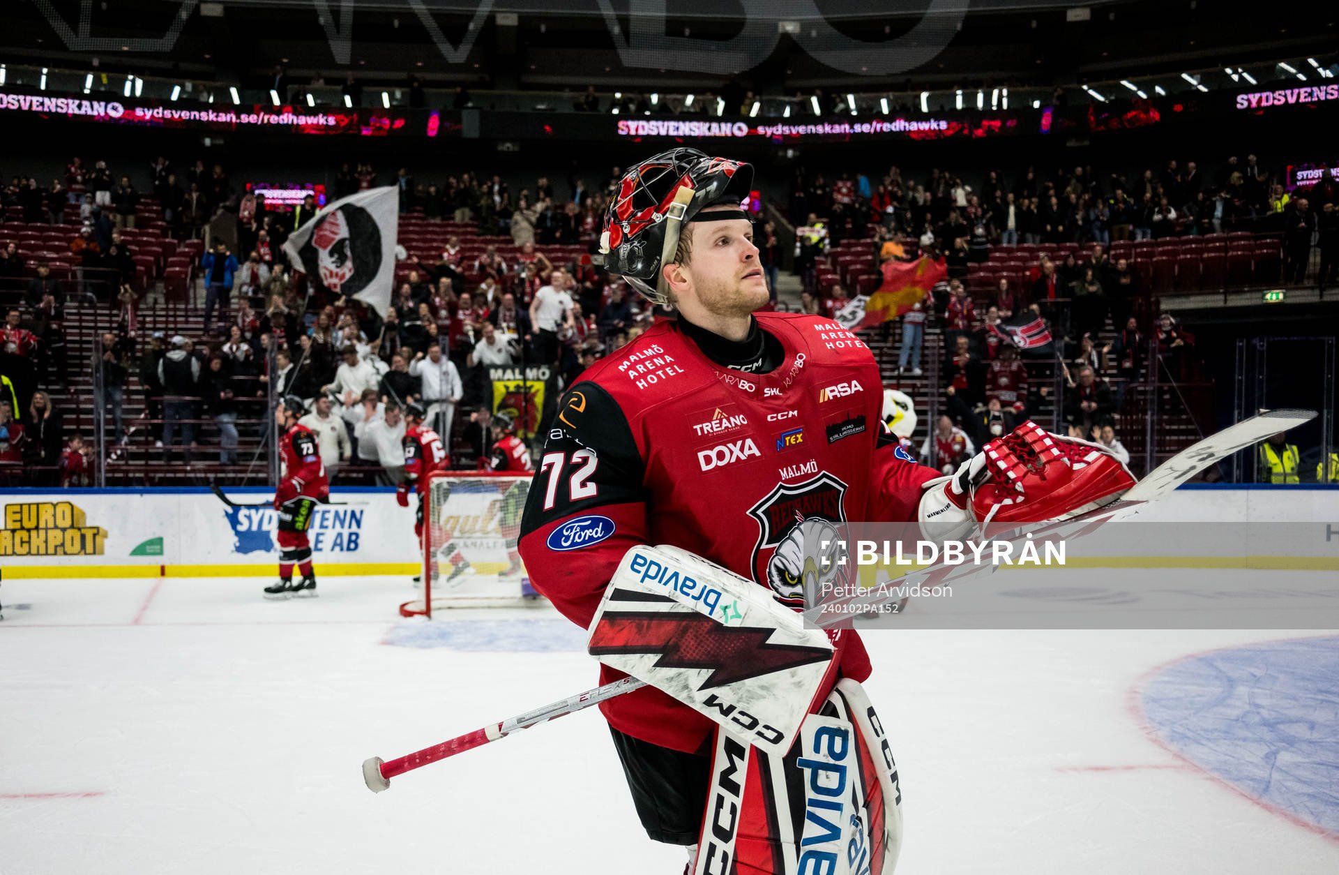 Malmö Redhawks målvakt Daniel Marmenlind