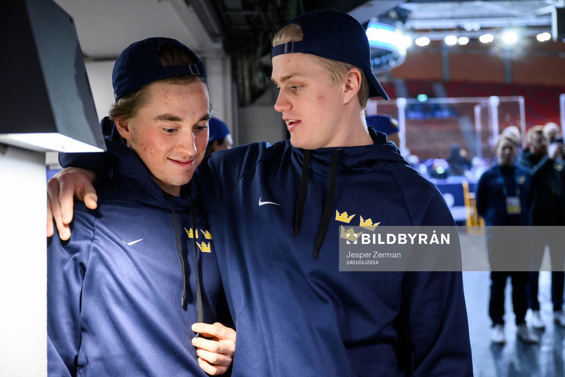 Noah Östlund and Elias Pettersson of Sweden