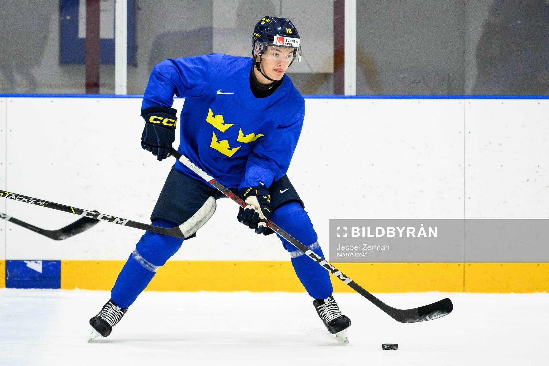 Fabian Wagner of Sweden at a practice session