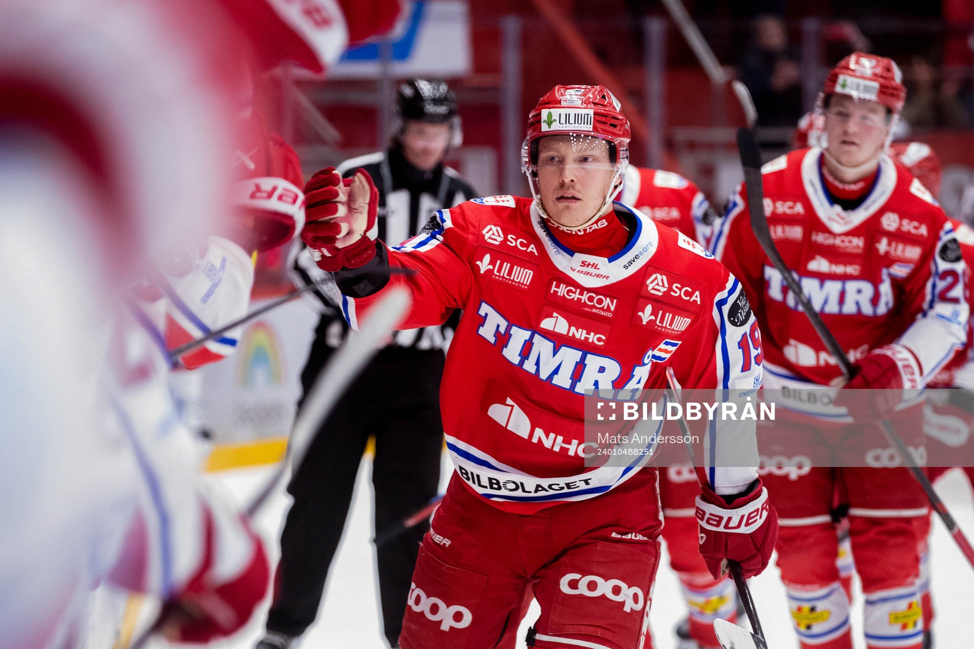 Timrås Erik Andersson jublar