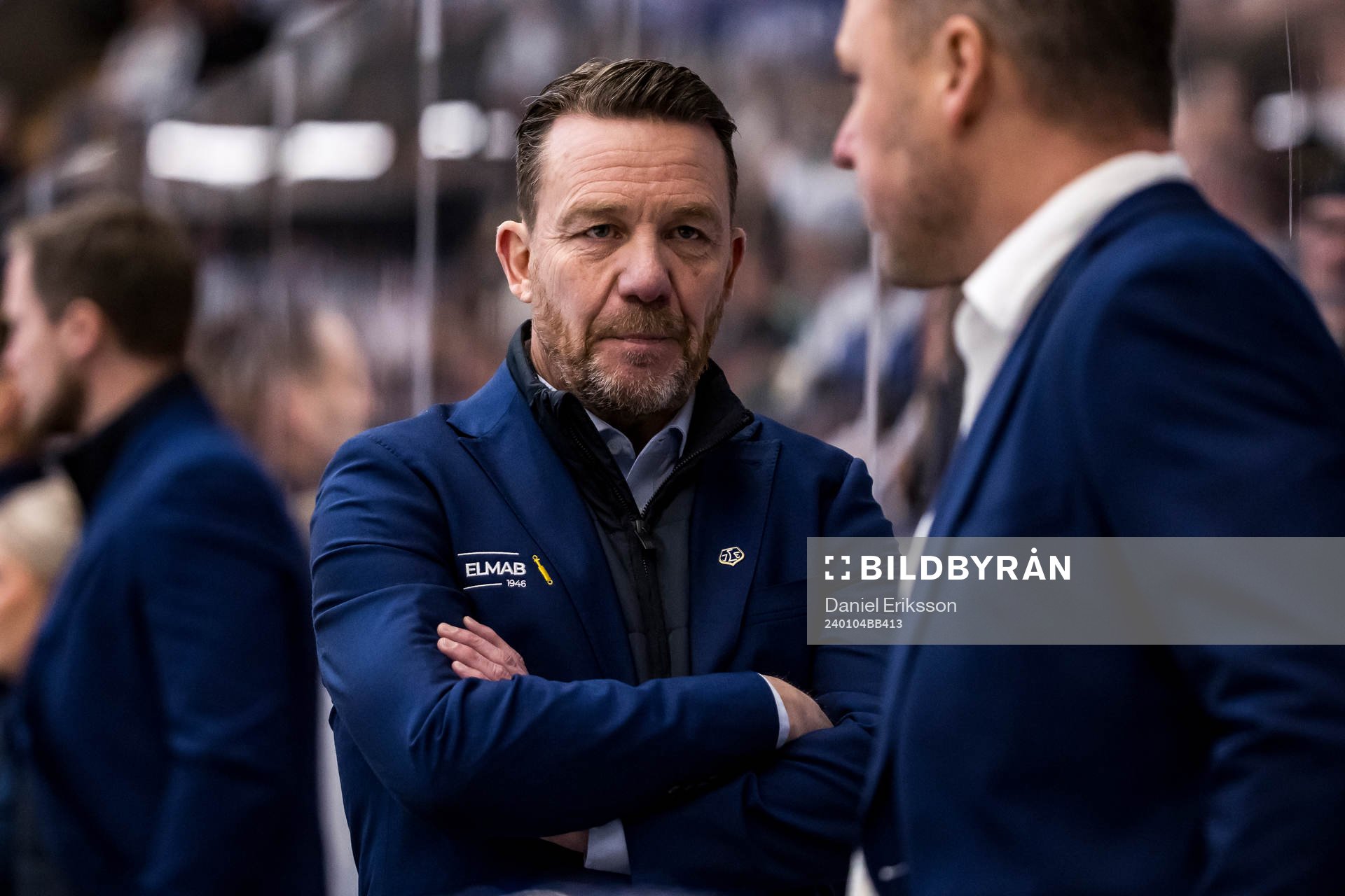 Leksands tränare Charles Berglund