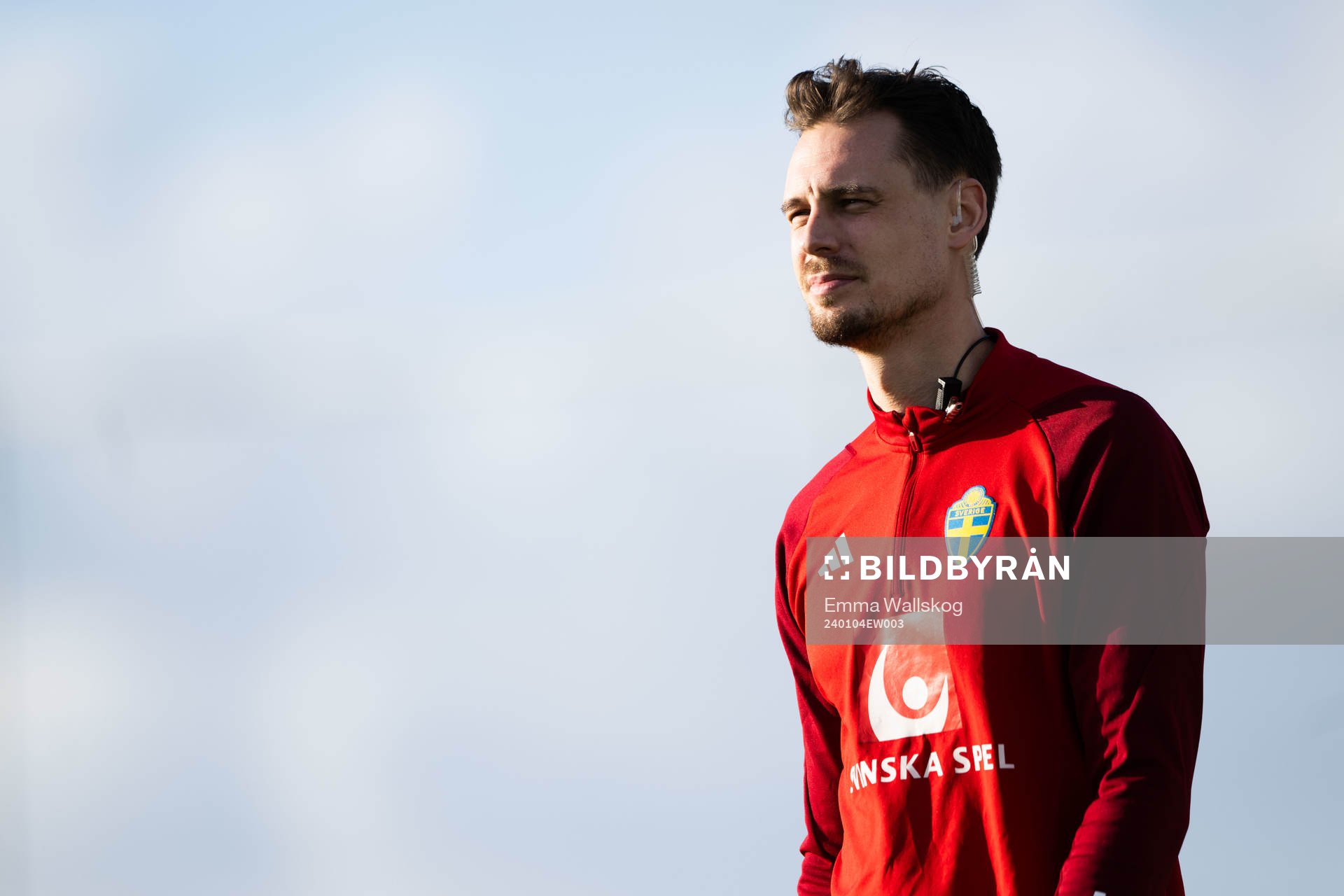 Interim coach Daniel Bäckström of the Swedish men's