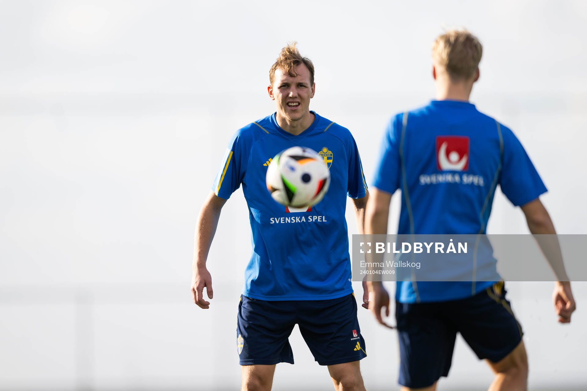 Adam Carlén of the Swedish men's football national team at