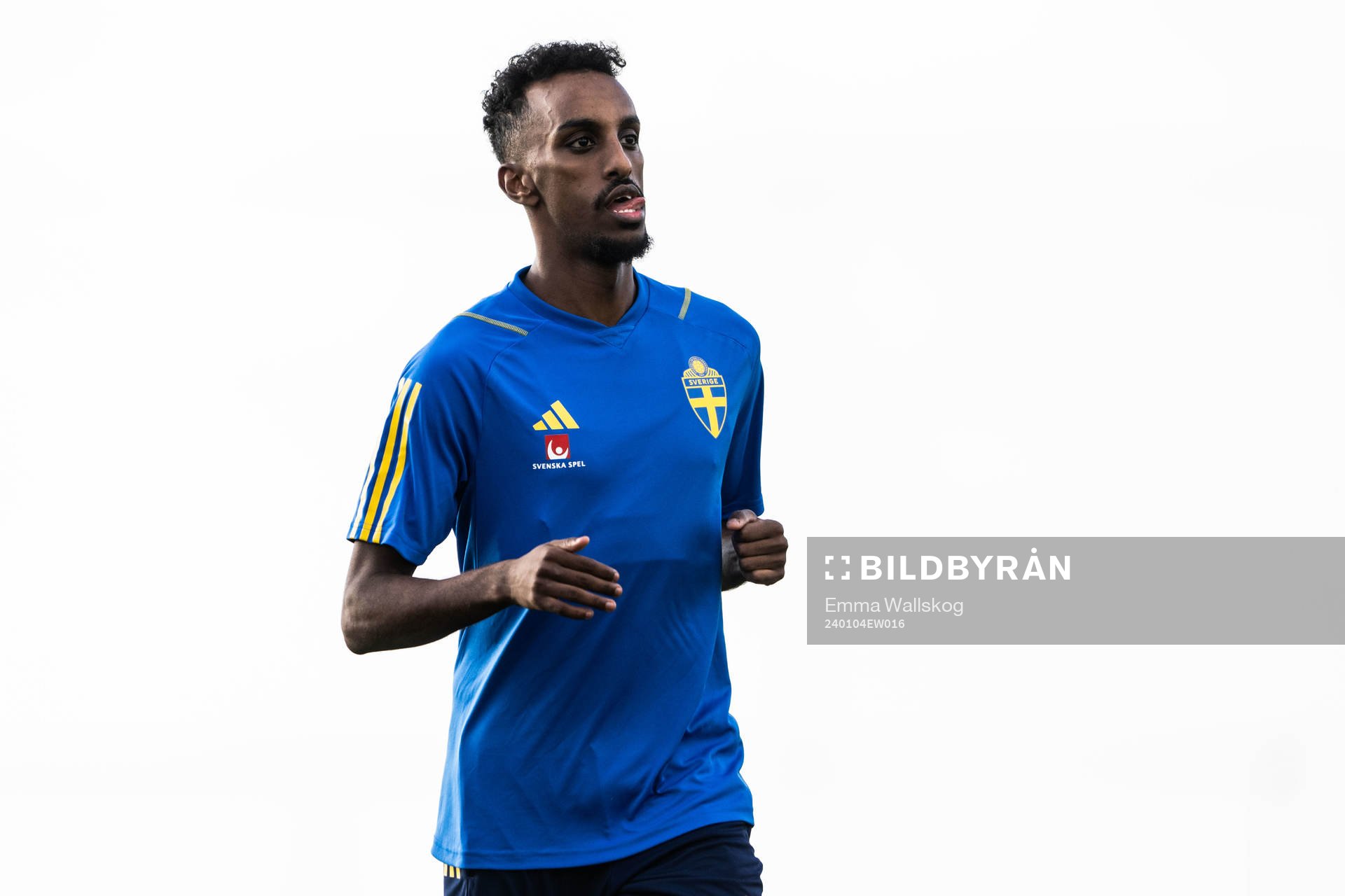 Taha Ali of the Swedish men's football national team at a