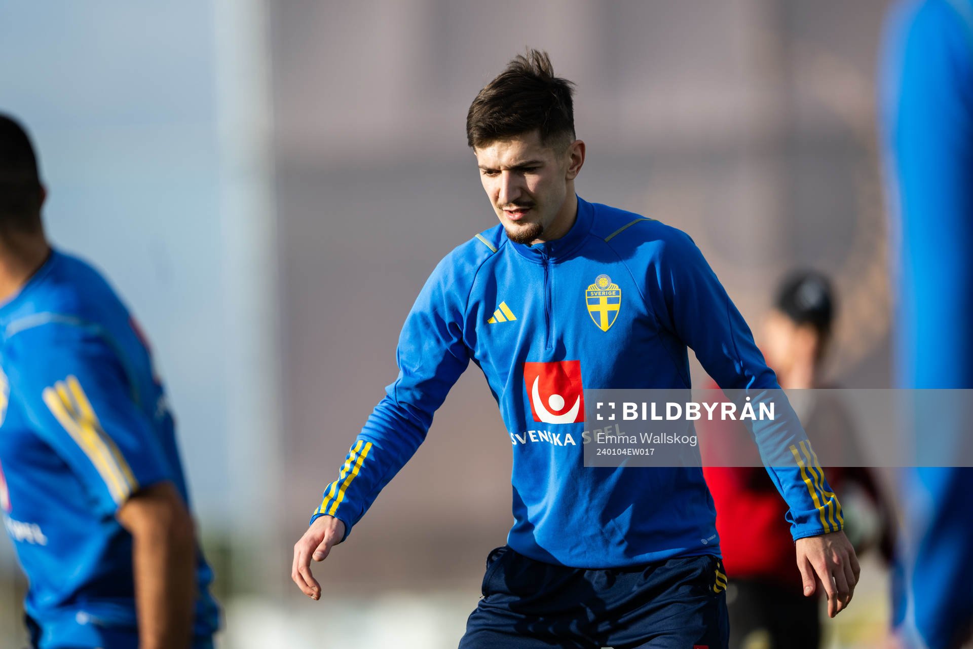 Armin Gigovic of the Swedish men's football national team