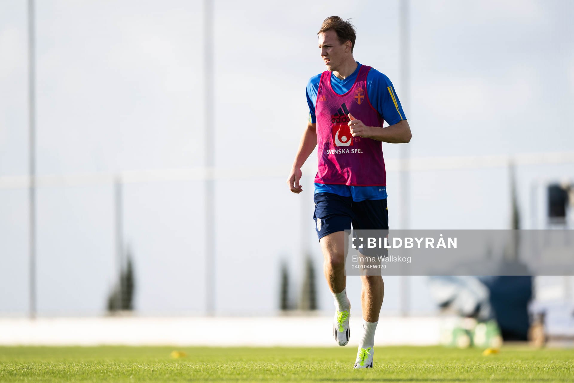 Adam Carlén of the Swedish men's football national team at