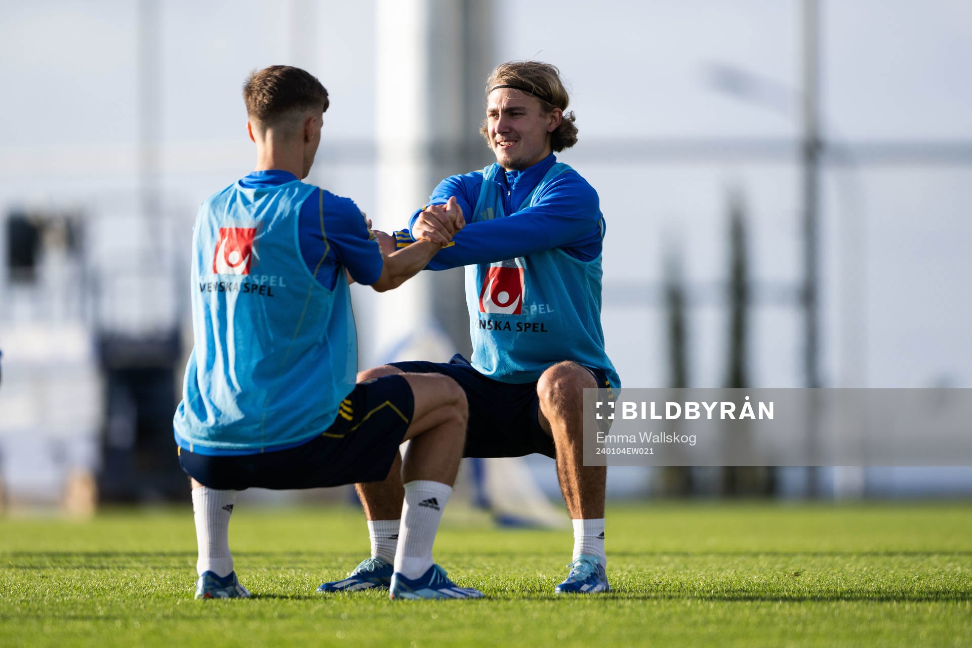 Samuel Leach Holm and Sebastian Nanasi of the Swedish men's