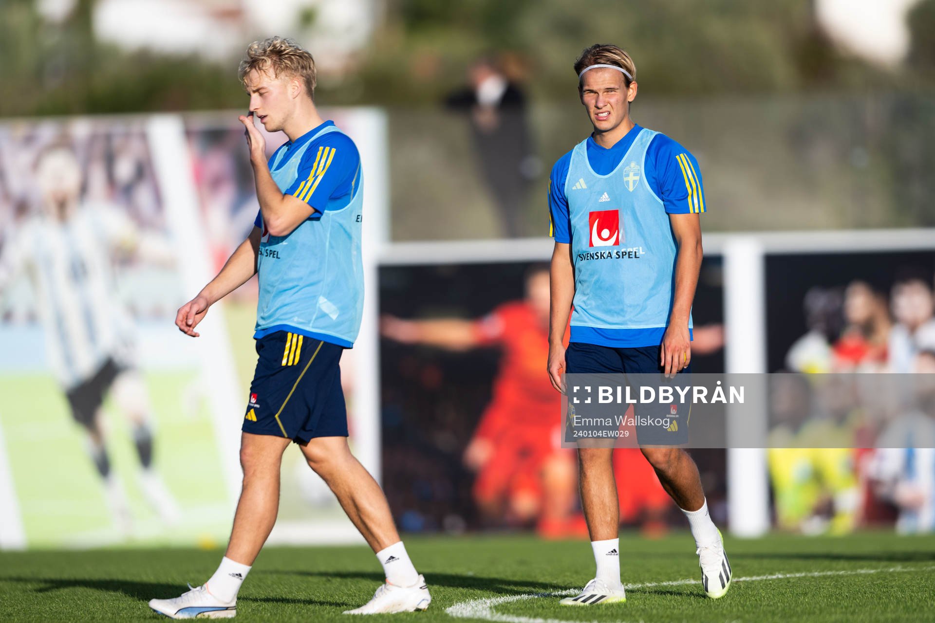 Victor Larsson and Markus Karlsson of the Swedish men's