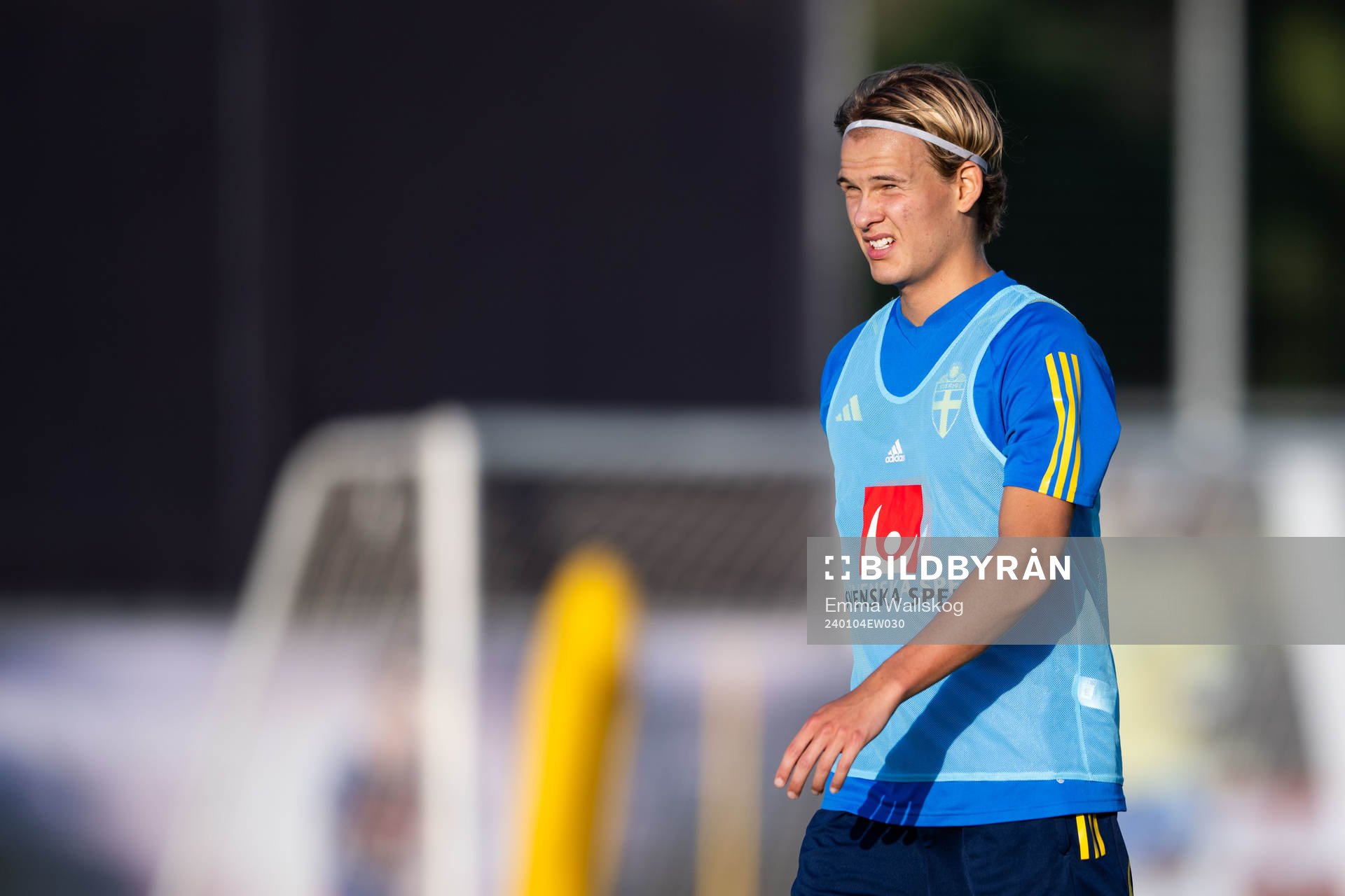 Markus Karlsson of the Swedish men's football national team