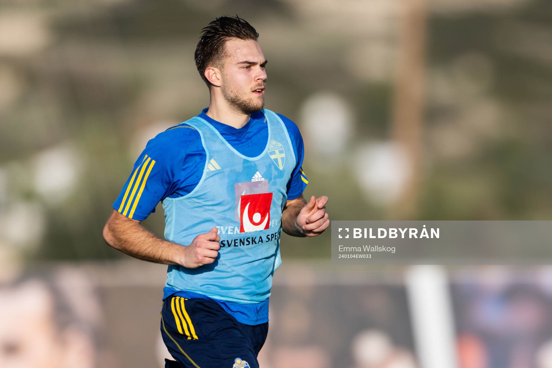 Anton Eriksson of the Swedish men's football national team