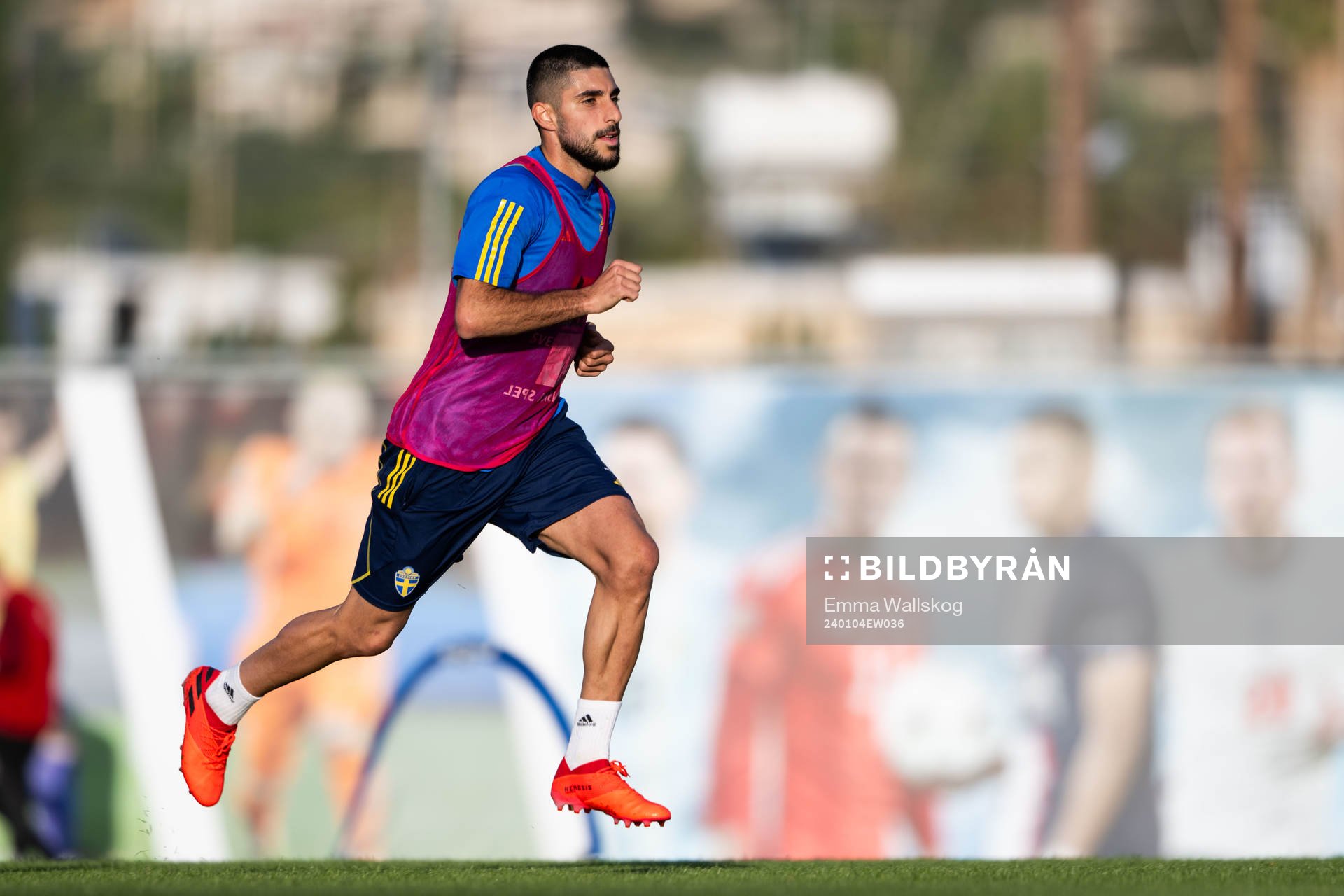 Rami Al Hajj of the Swedish men's football national team at