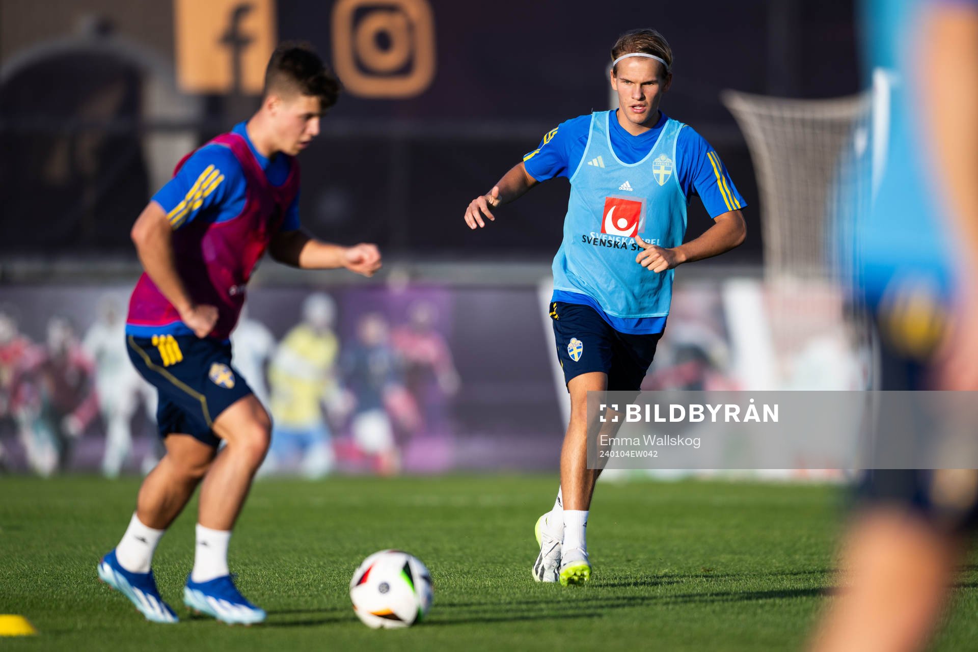 Markus Karlsson of the Swedish men's football national team