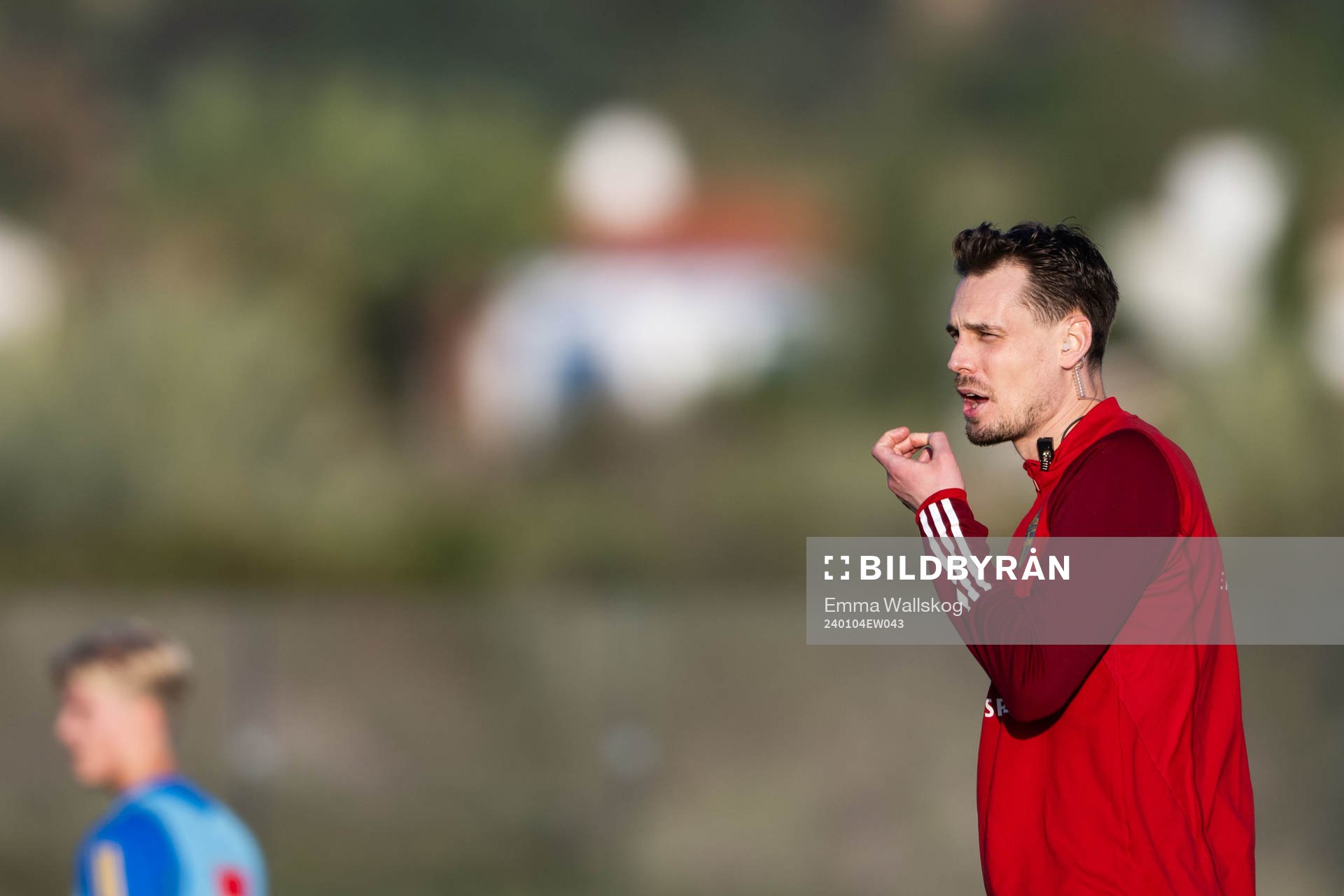 Interim coach Daniel Bäckström of the Swedish men's
