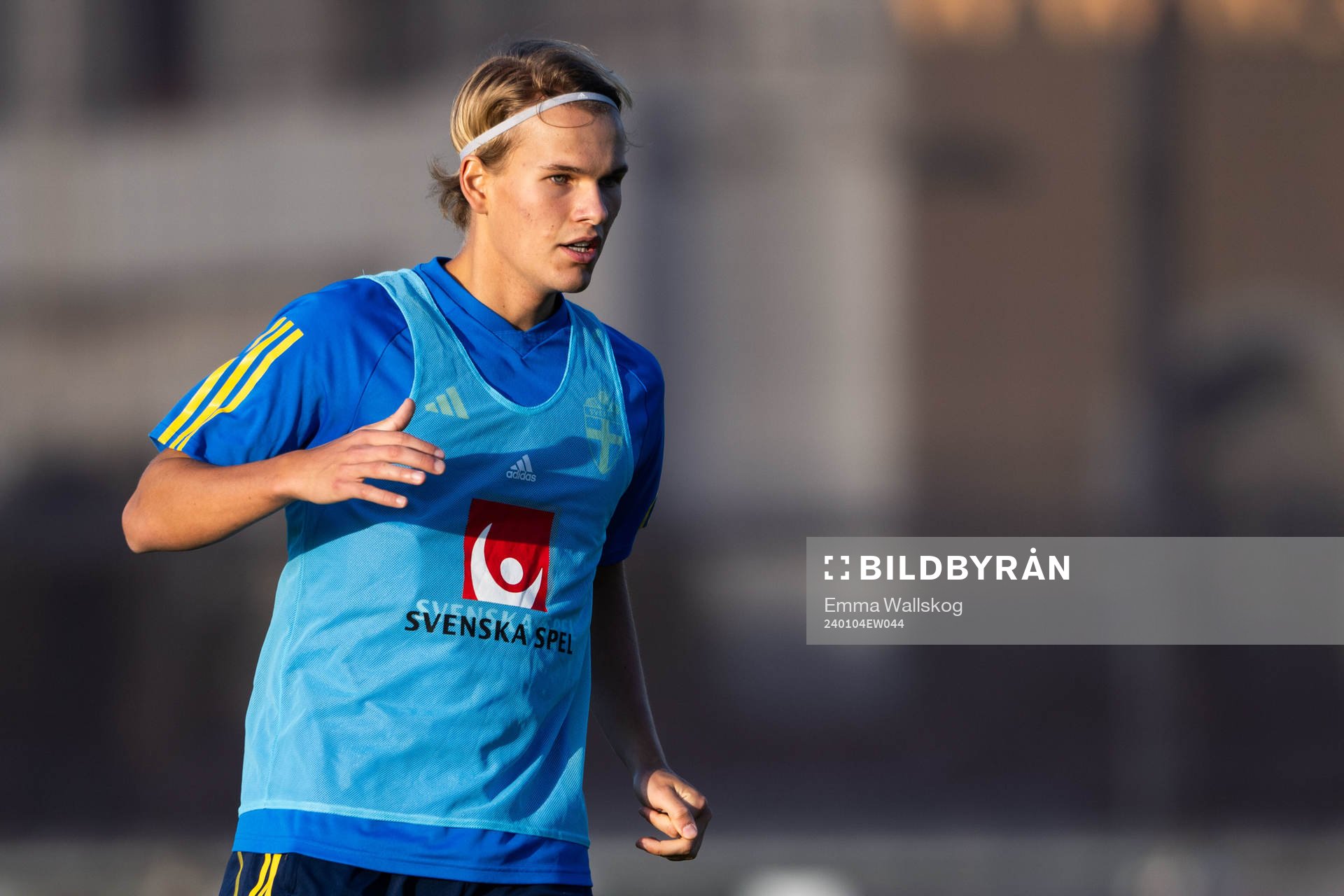 Markus Karlsson of the Swedish men's football national team