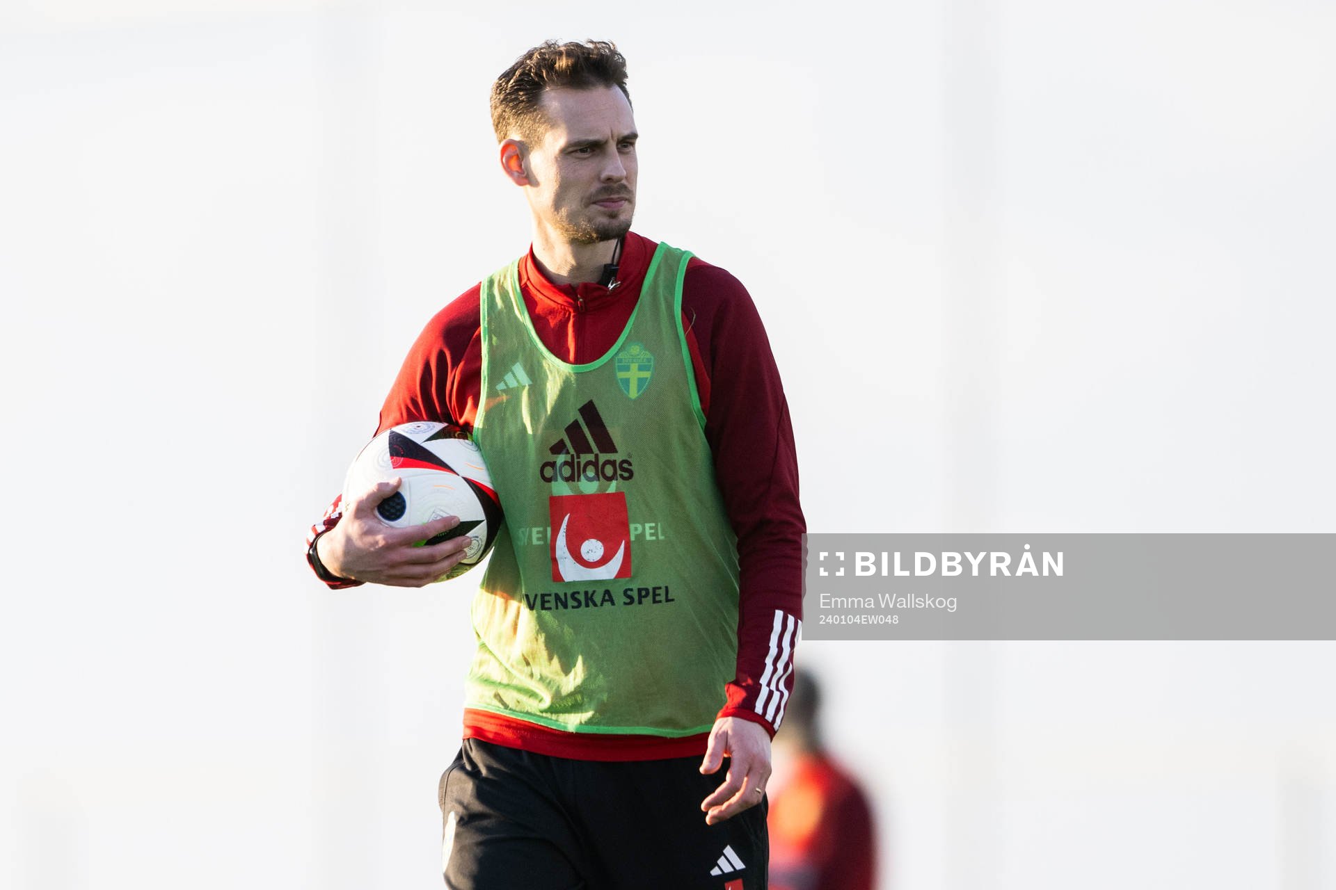 Interim coach Daniel Bäckström of the Swedish men's